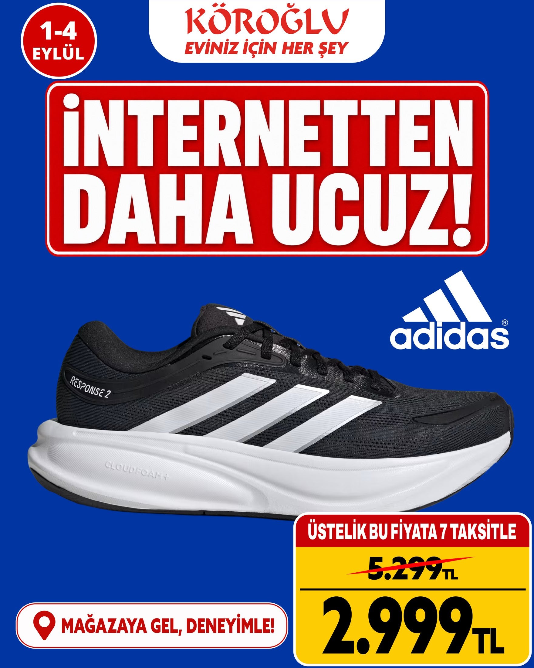 Adidas Siyah Spor Ayakkabı