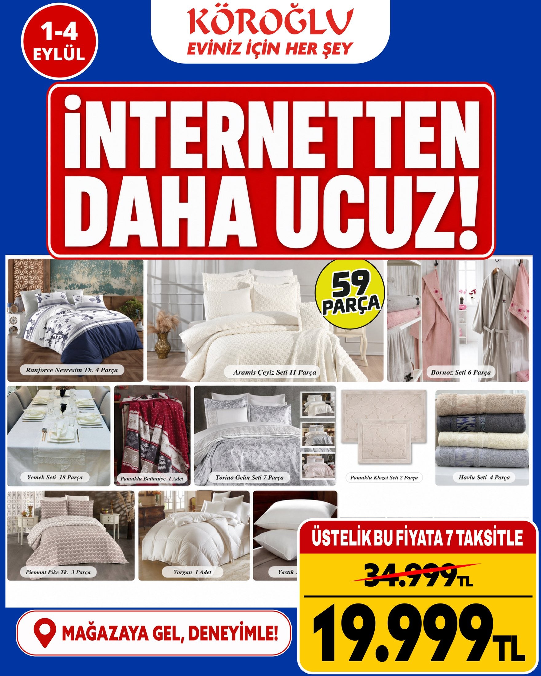 Çeyiz Paketi 59 Parça Main image