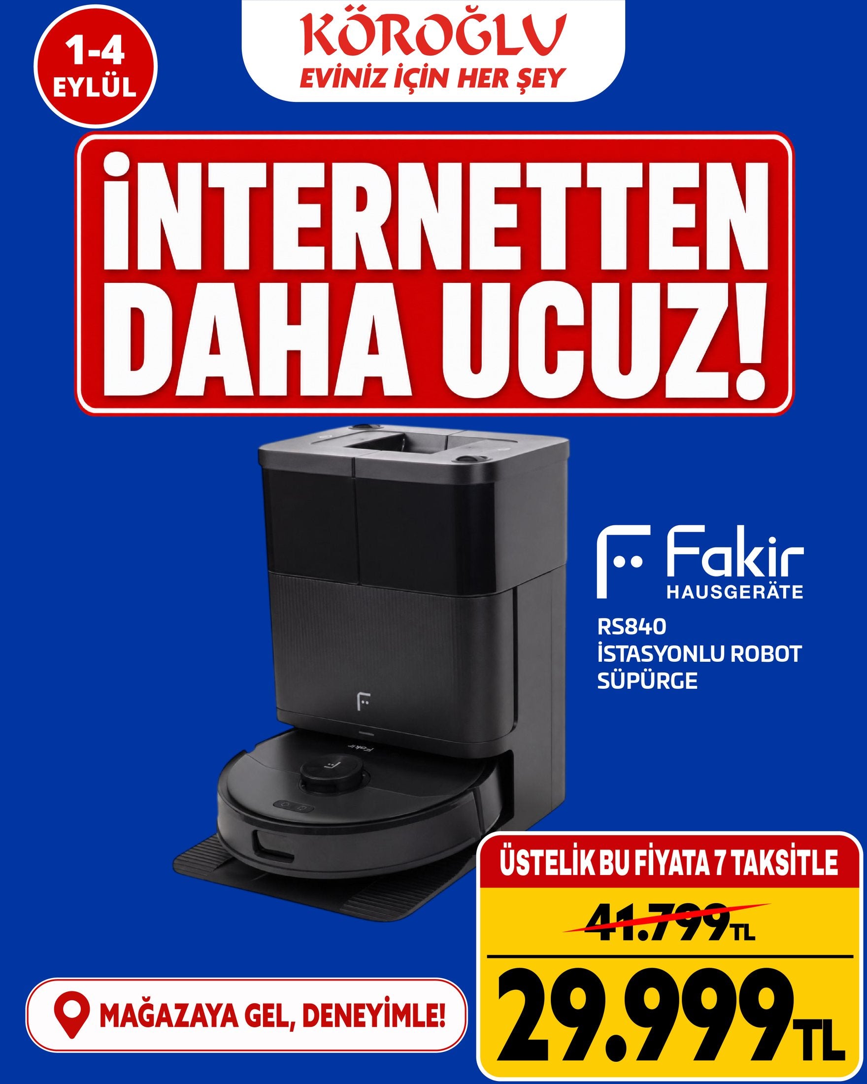 Fakir İstanbul Robot Süpürge