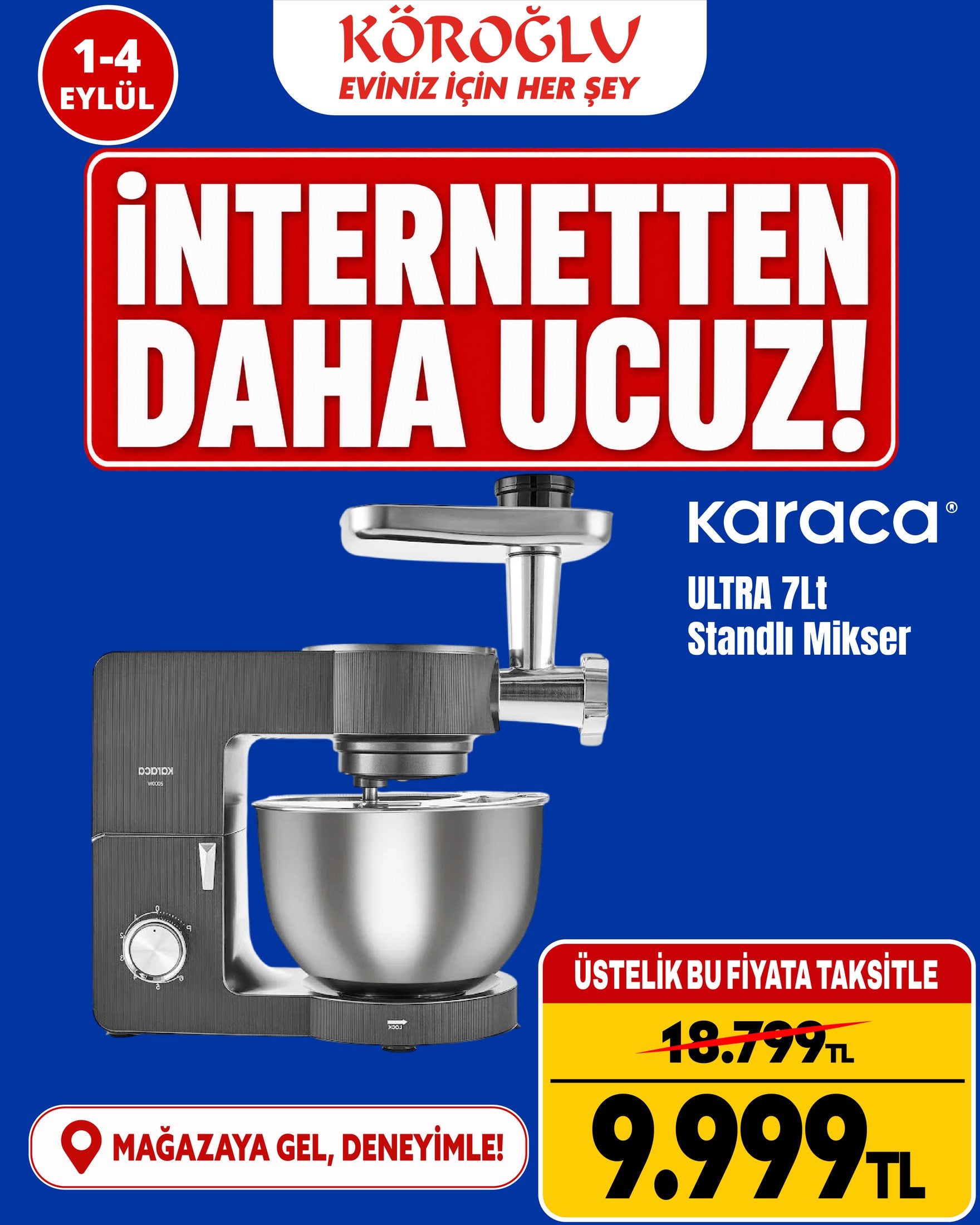 Karaca Ultra 7 Lt Standlı Mikser Main image