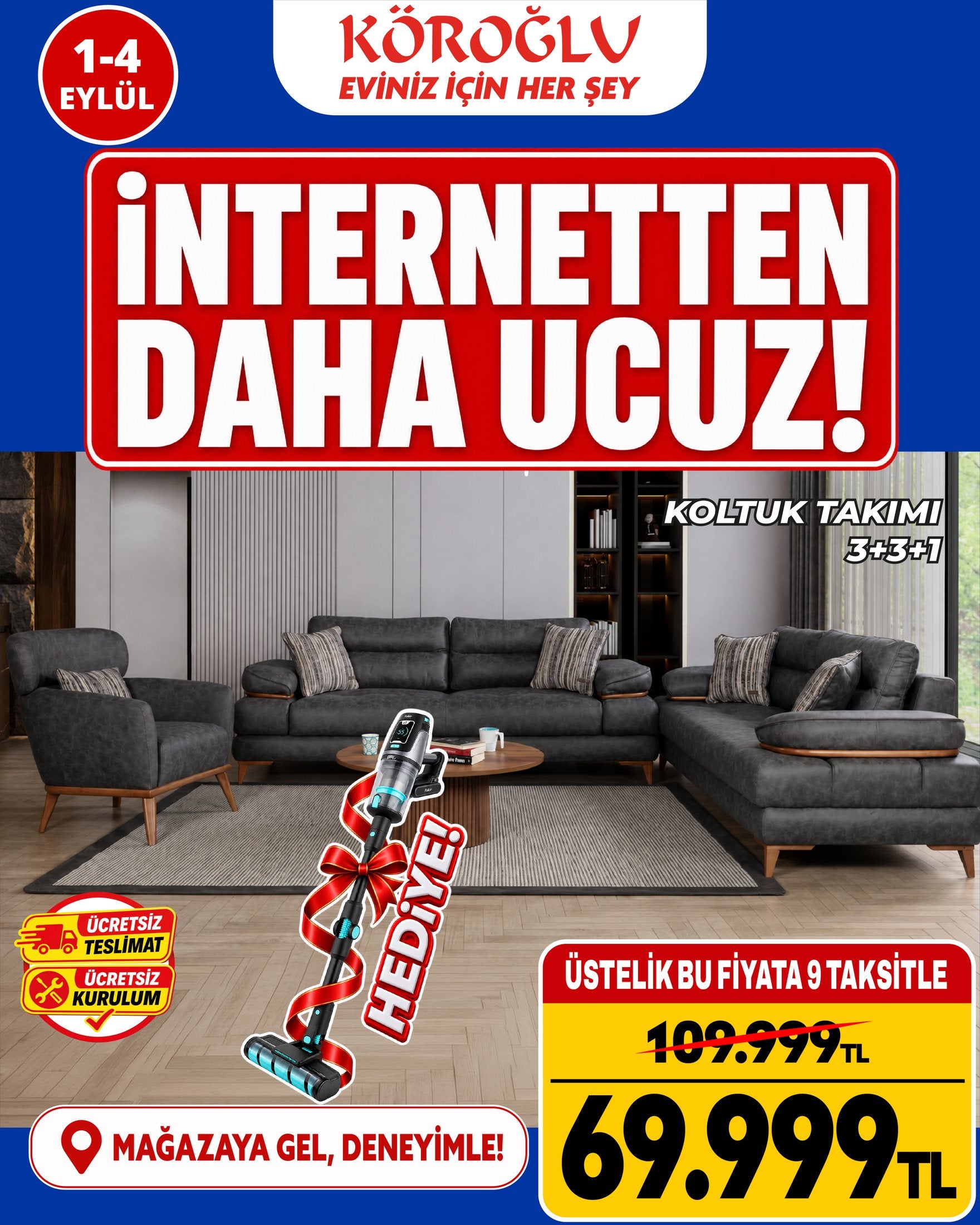 Koltuk Takımı 3+3+1 Main image