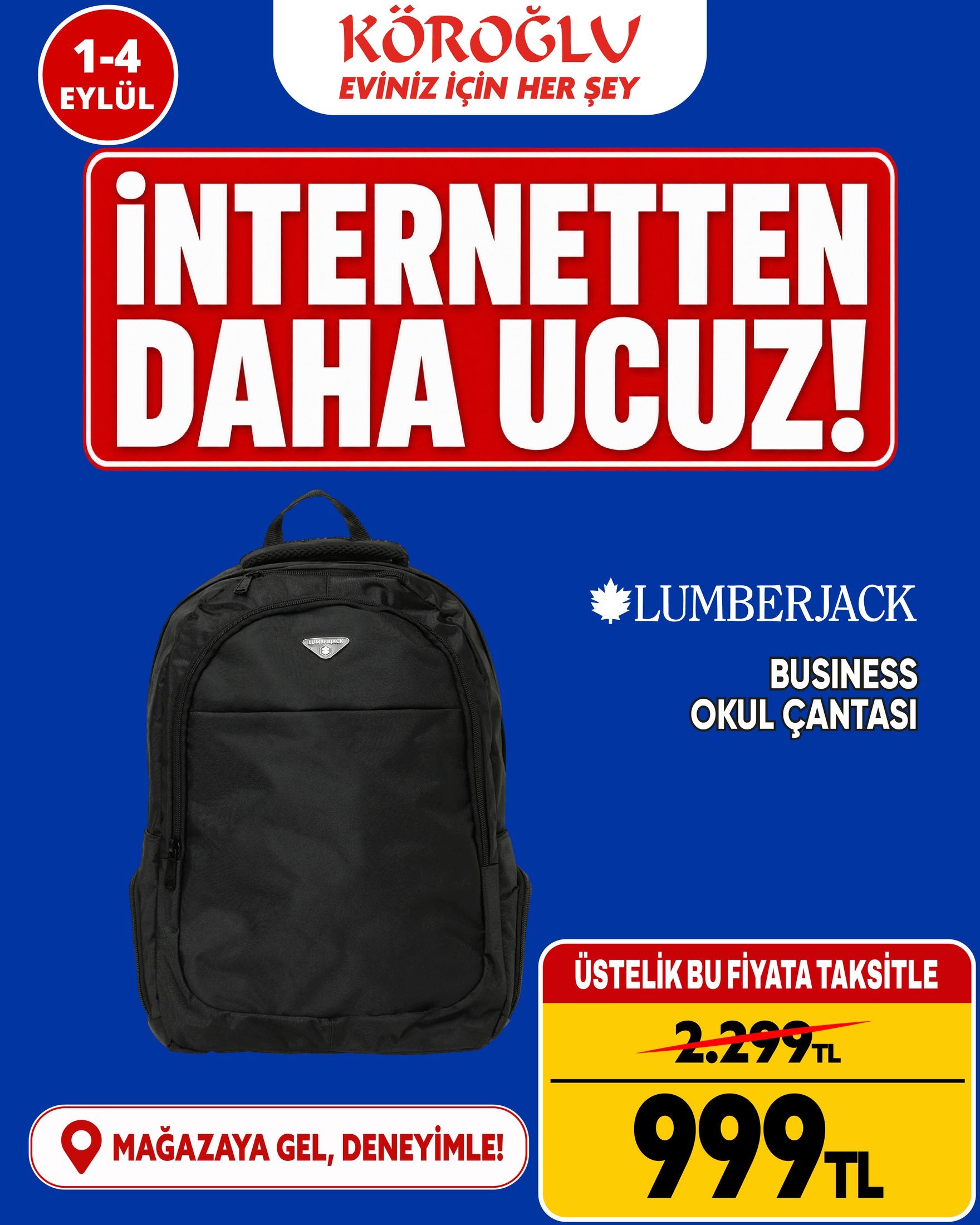 Lumberjack Business Okul Çantası Main image