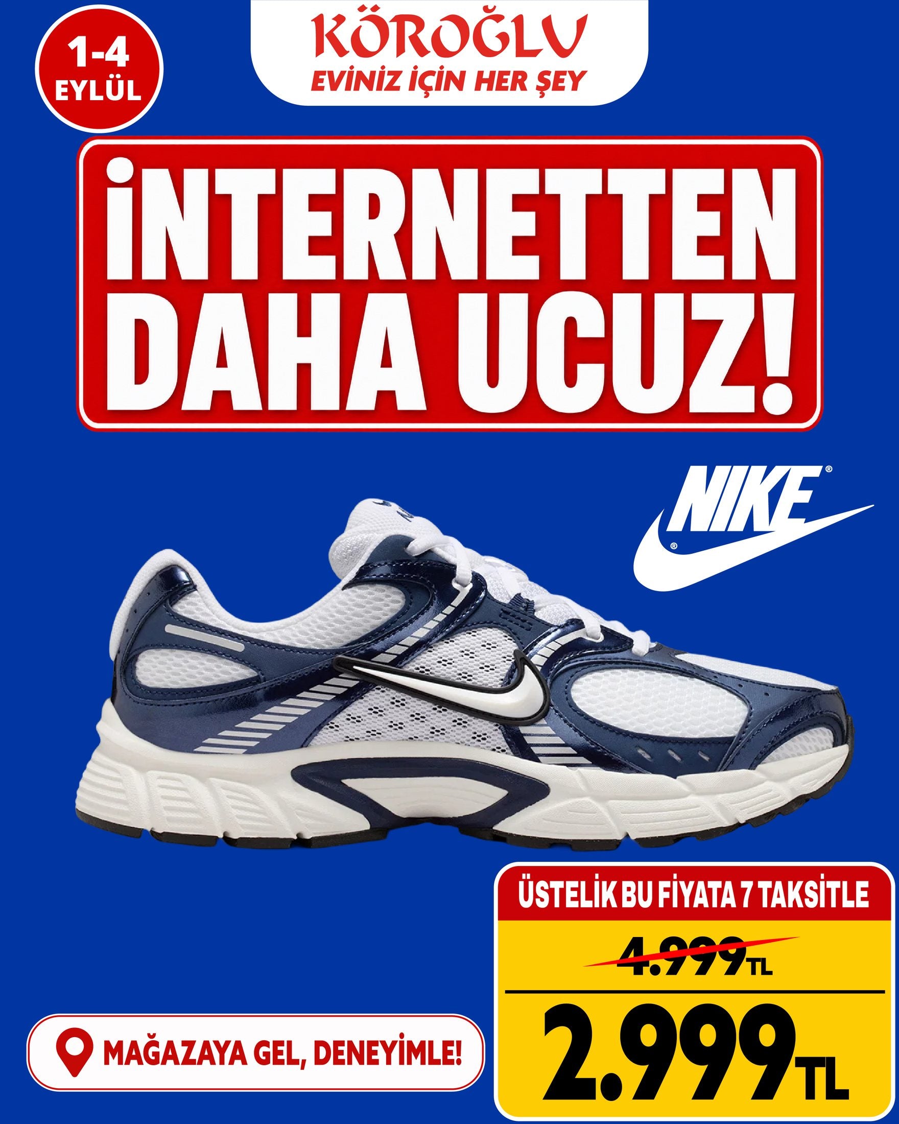 Nike Lacivert Spor Ayakkabı Main image