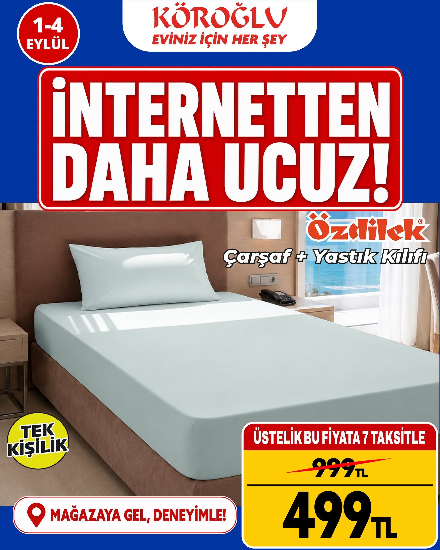 Özdilek Çarşaf ve Yastık Kılıfı Tek Kişilik Main image