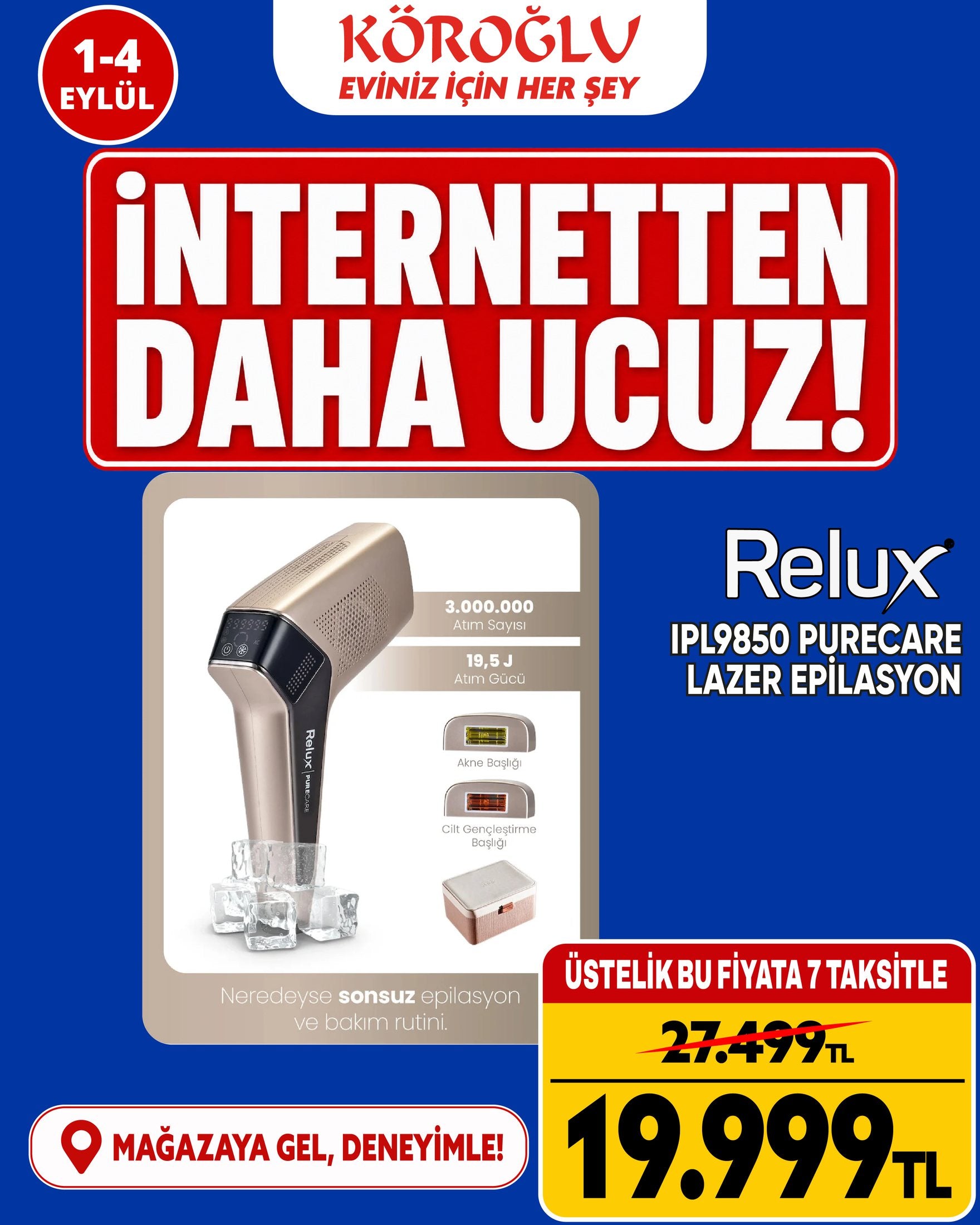 Relux Lazer Epilasyon Cihazı Main image