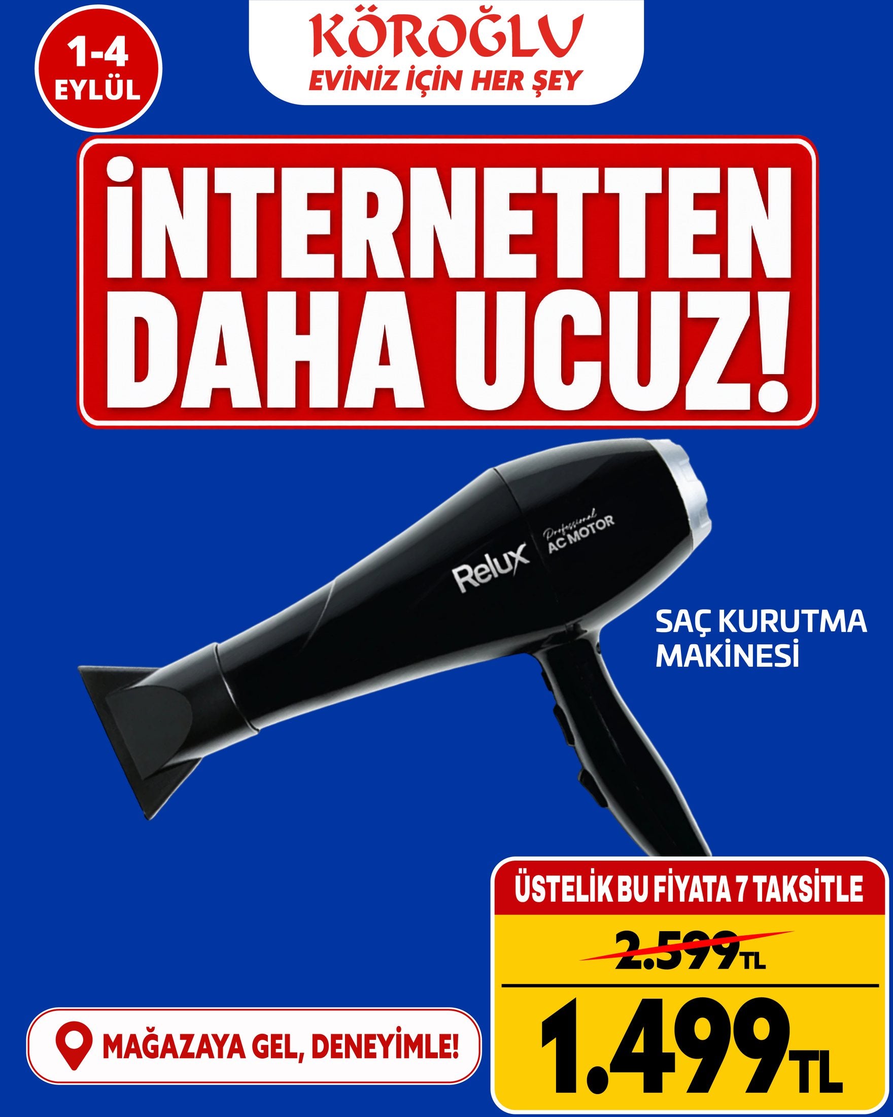 Relux Saç Kurutma Makinesi Main image