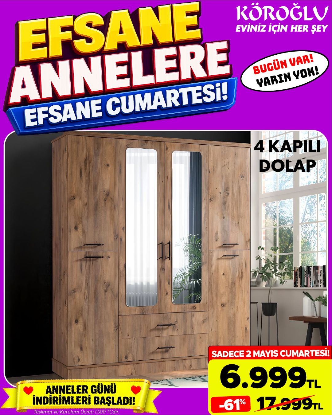 4 Kapılı Dolap Main image