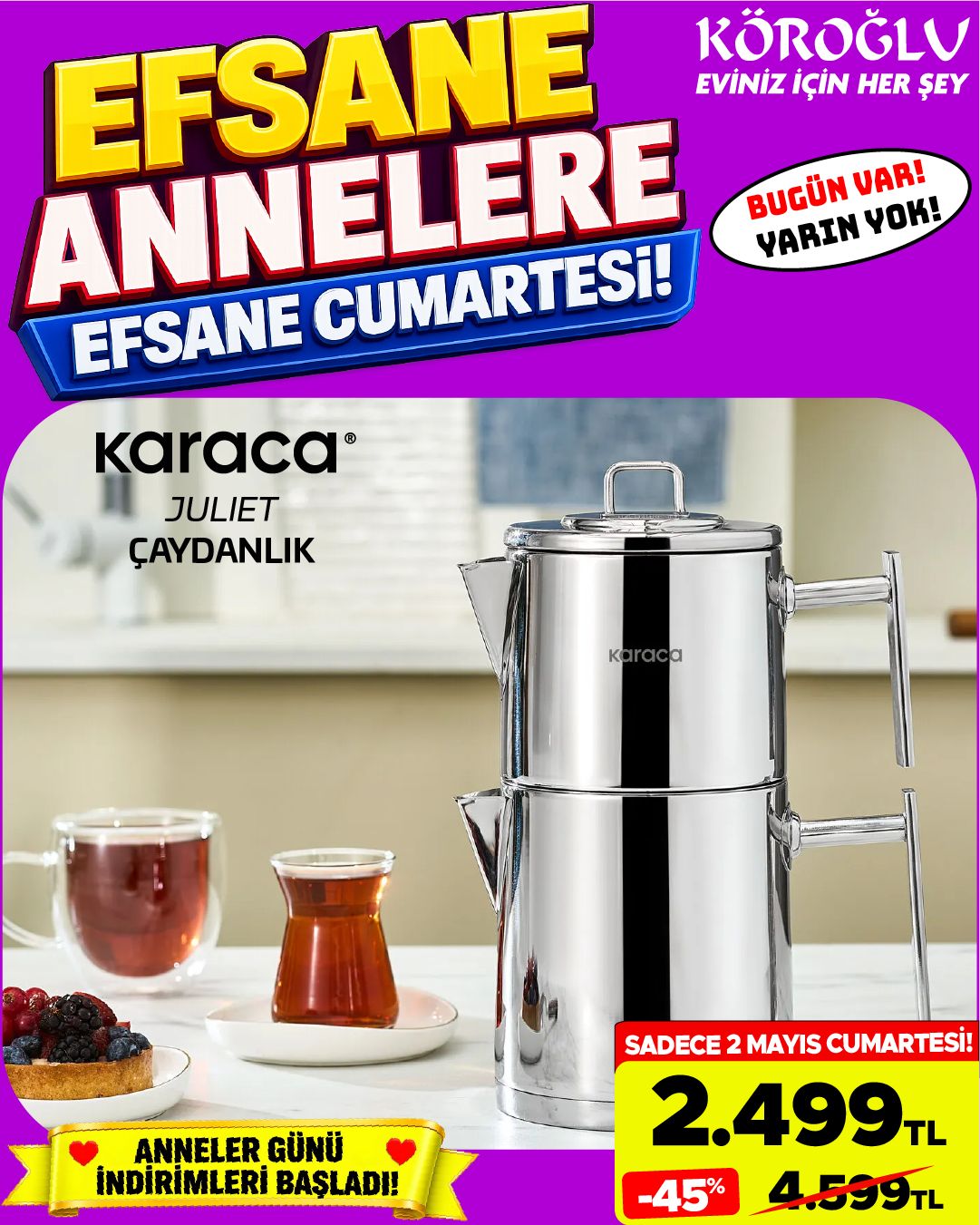 Karaca Juliet Çaydanlık Main image
