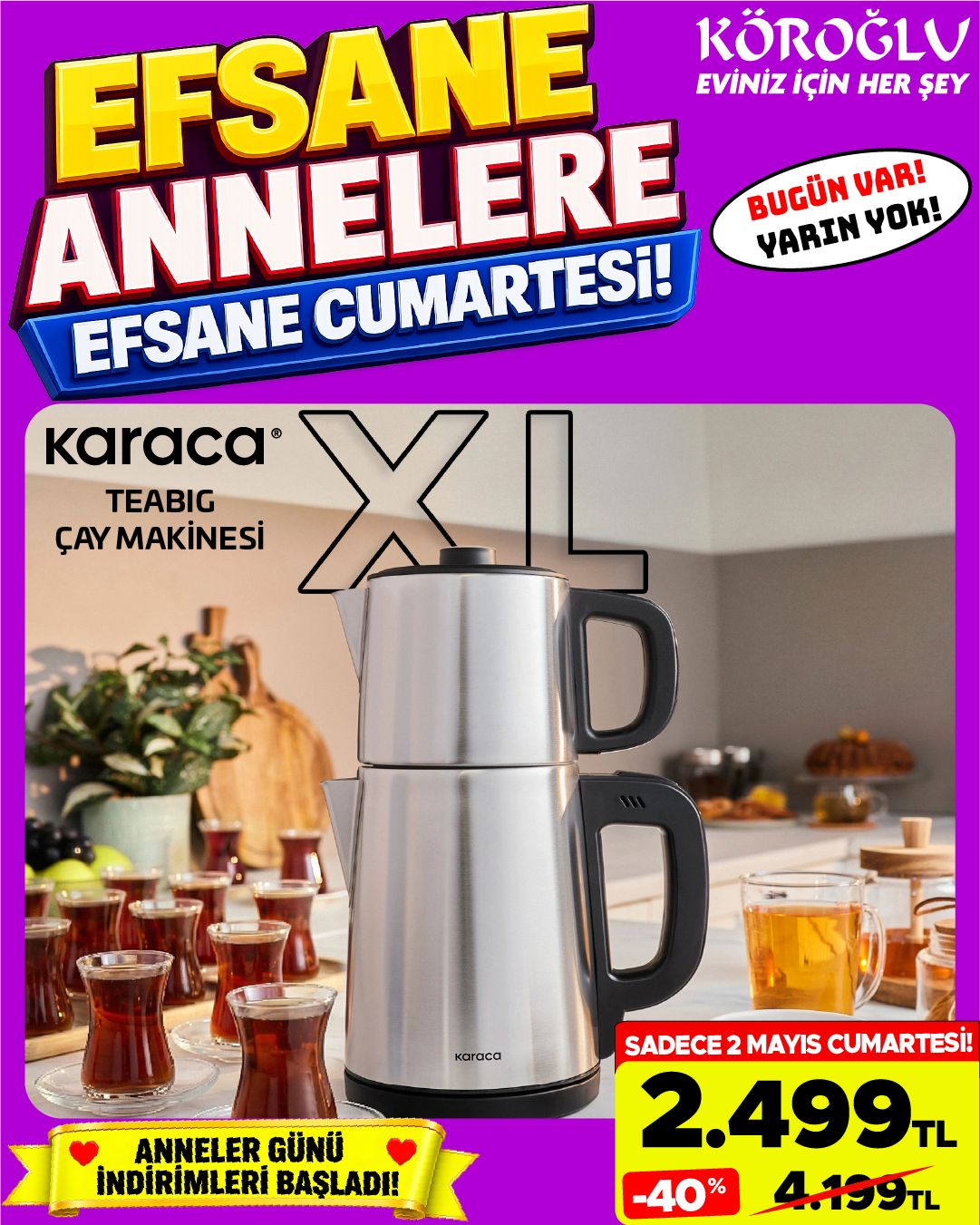 Karaca Teabig XL Çay Makinesi