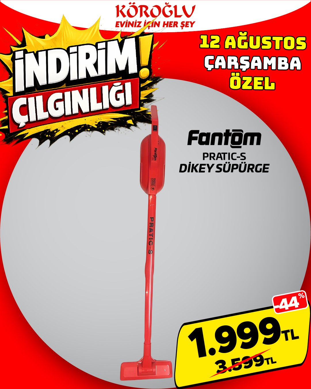 Fantom Patic-S Dikey Süpürge Main image