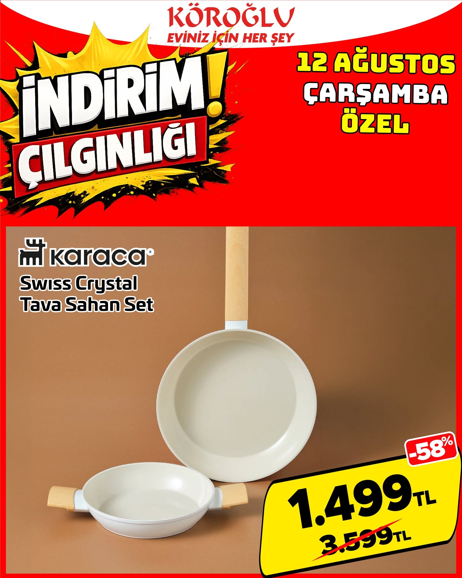 Karaca Swiss Crystal Tava Sahan Seti Main image