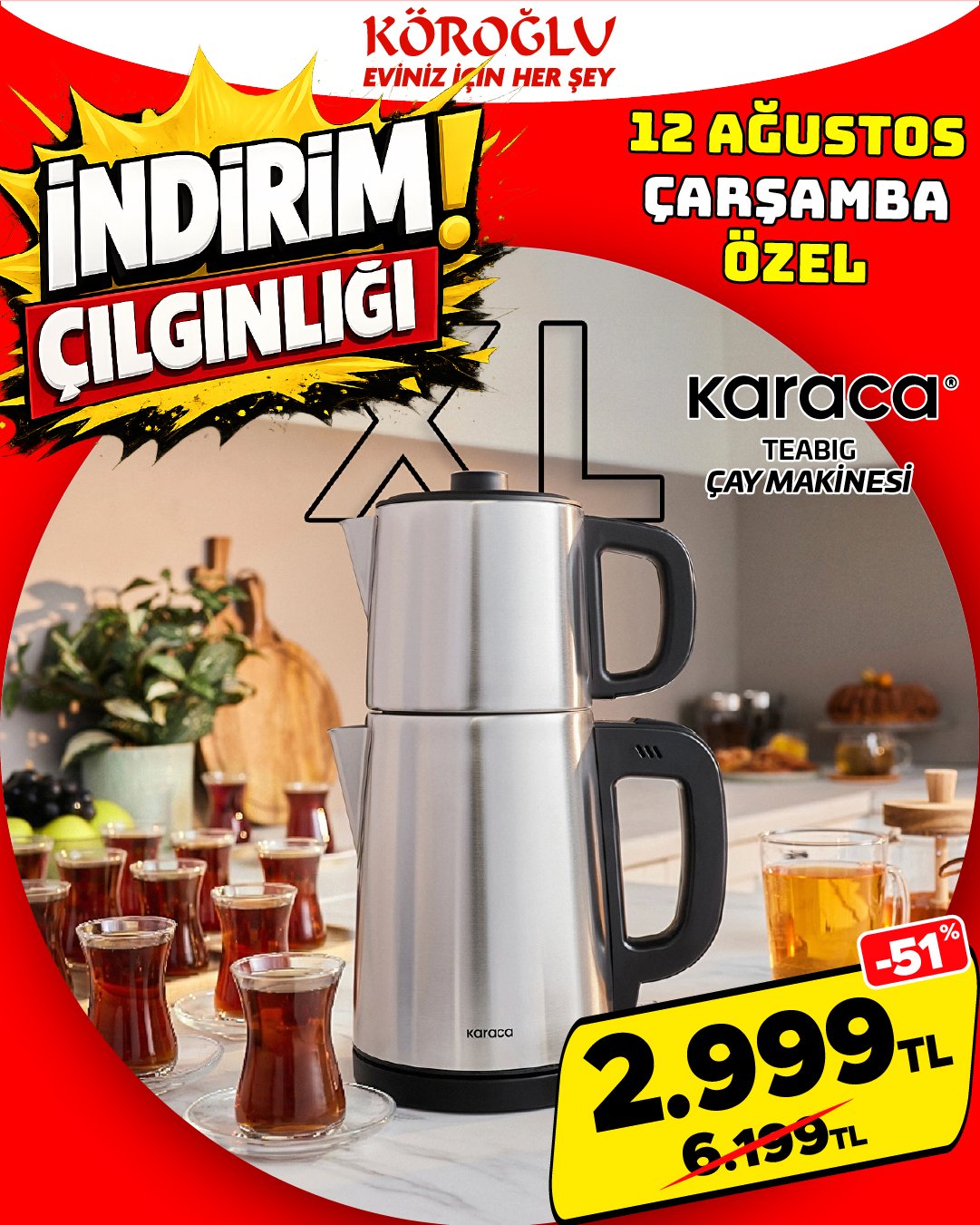 Karaca Teabig Çay Makinesi Main image