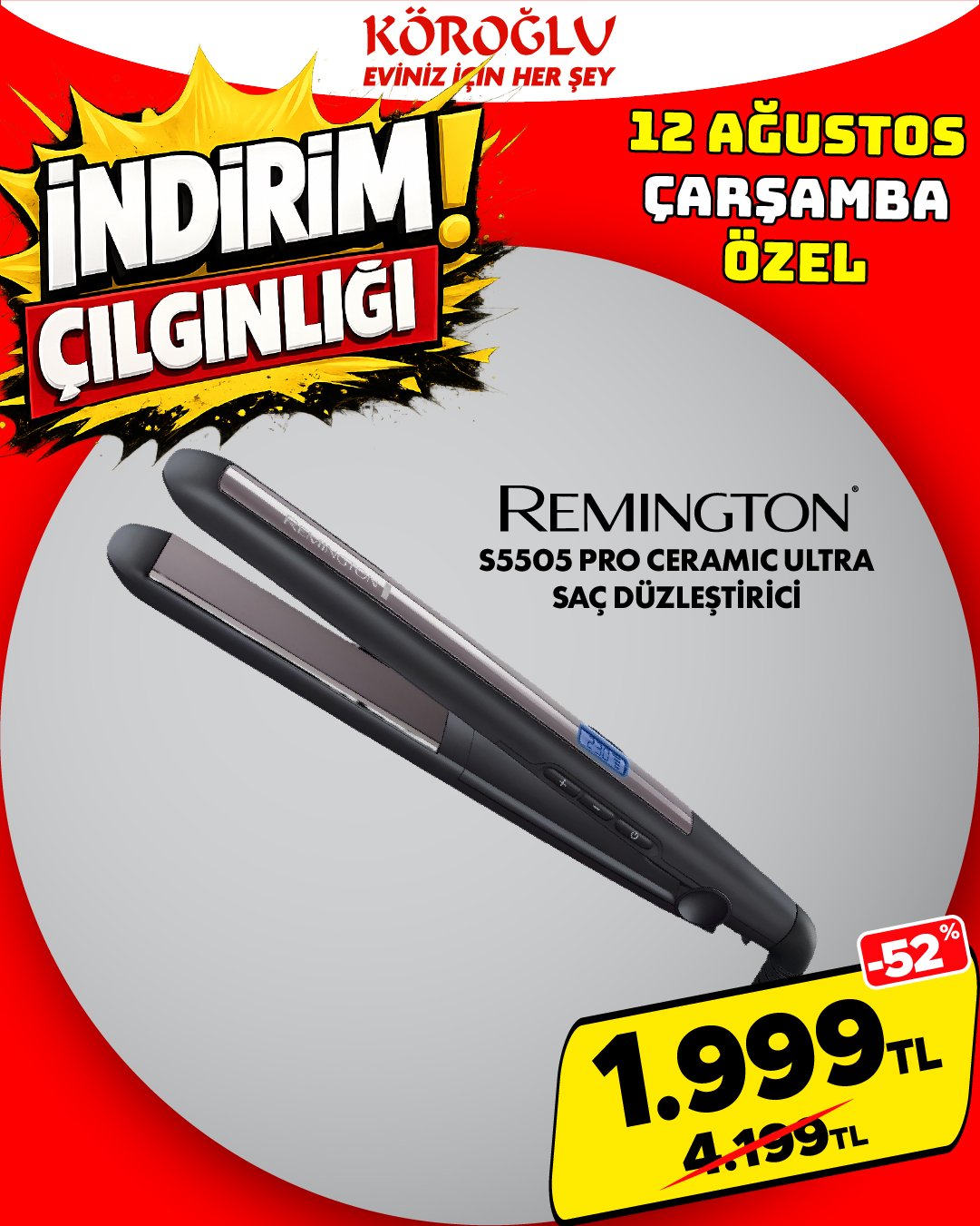 Remington S5505 Pro Ceramic Ultra Saç Düzleştirici