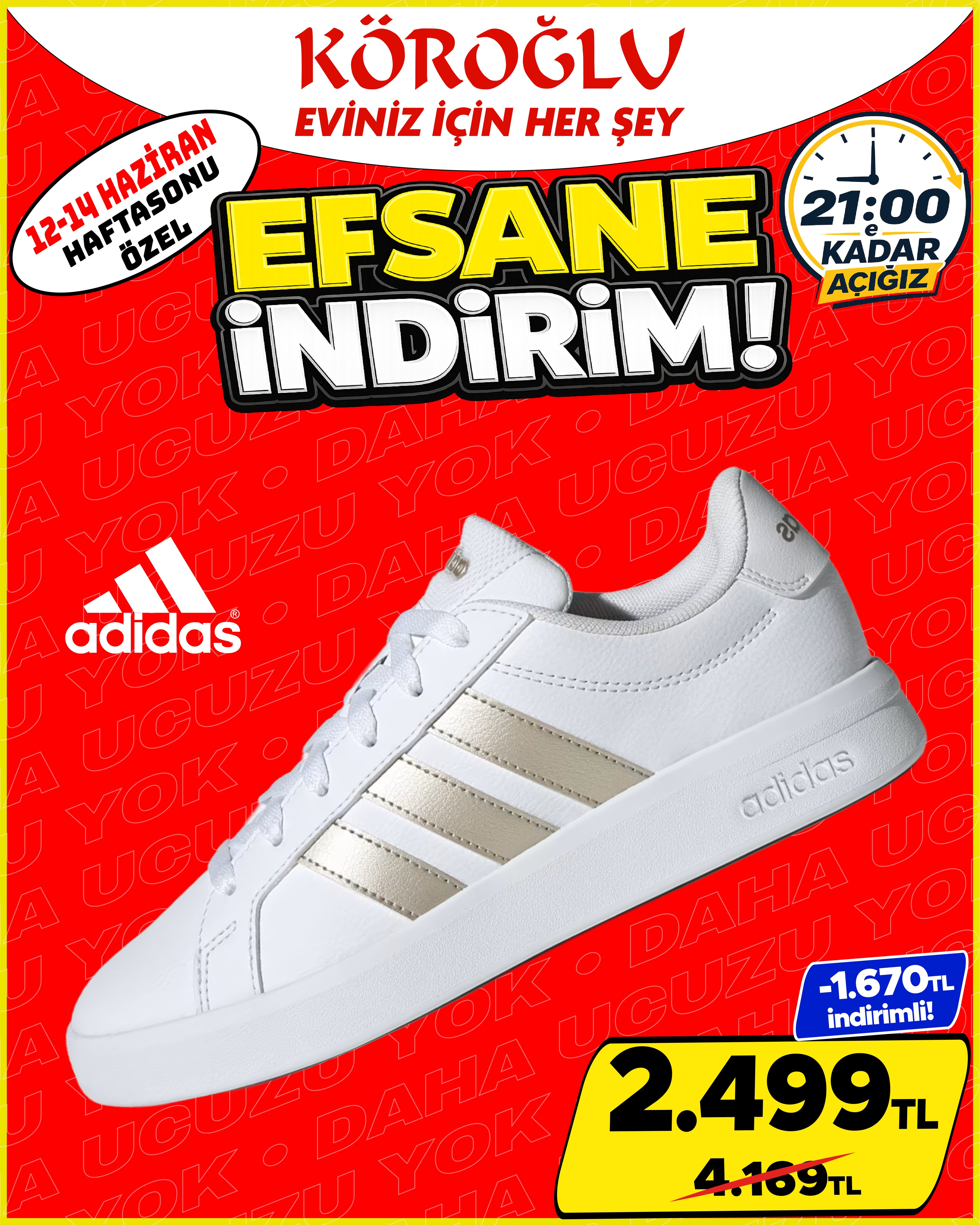 Adidas Spor Ayakkabı Beyaz Main image