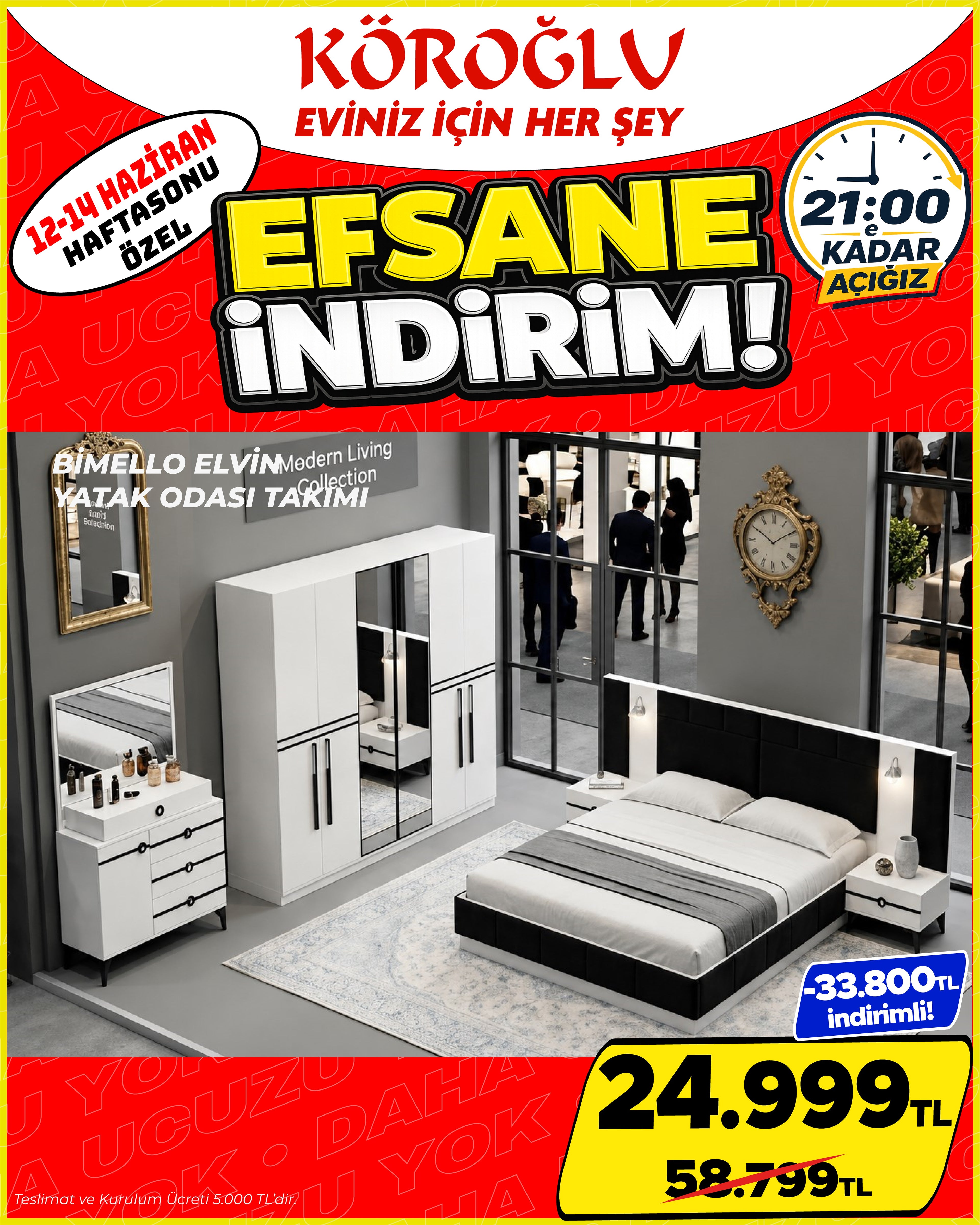 Bimello Elvin Yatak Odası Takımı