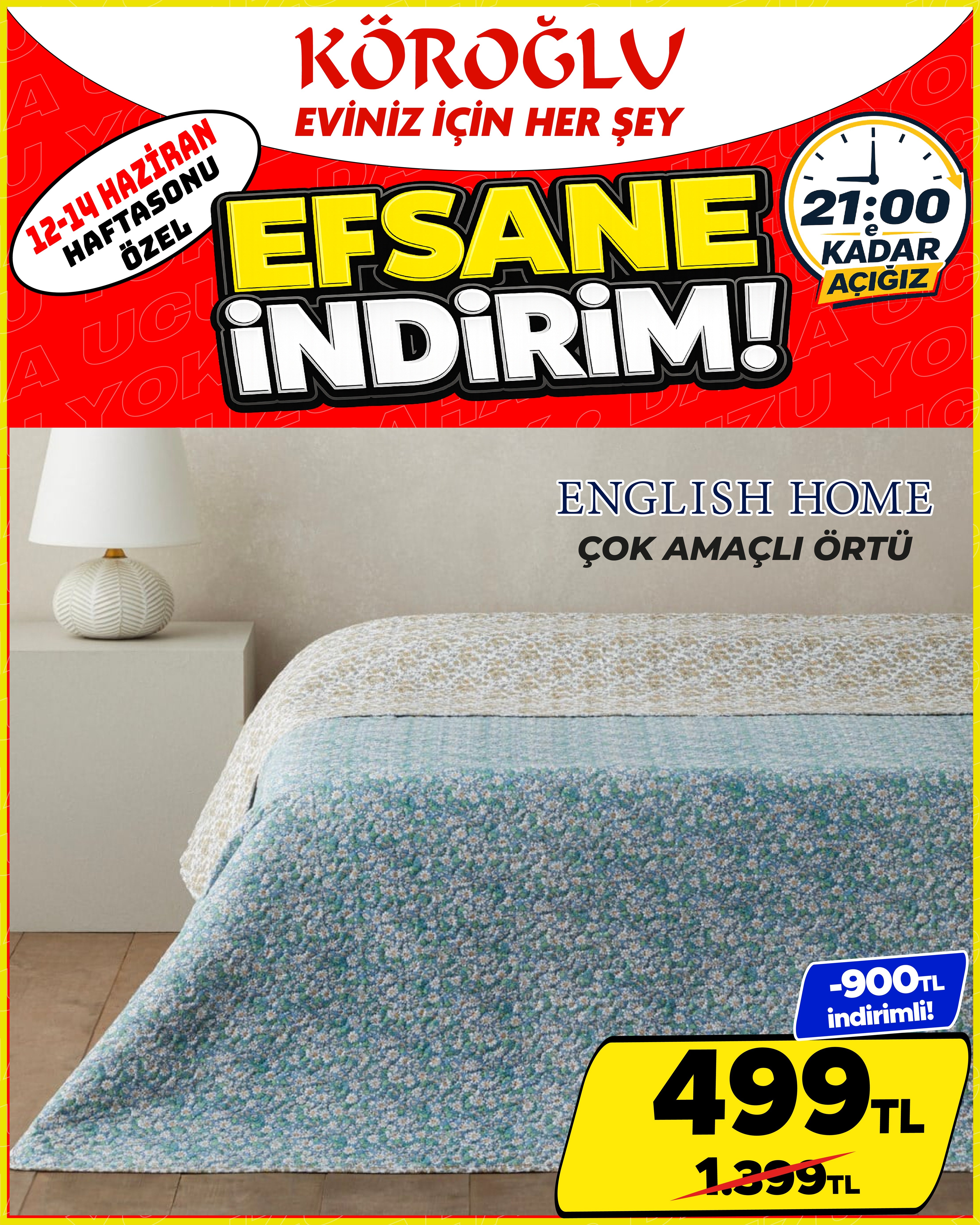 English Home Çok Amaçlı Örtü Main image