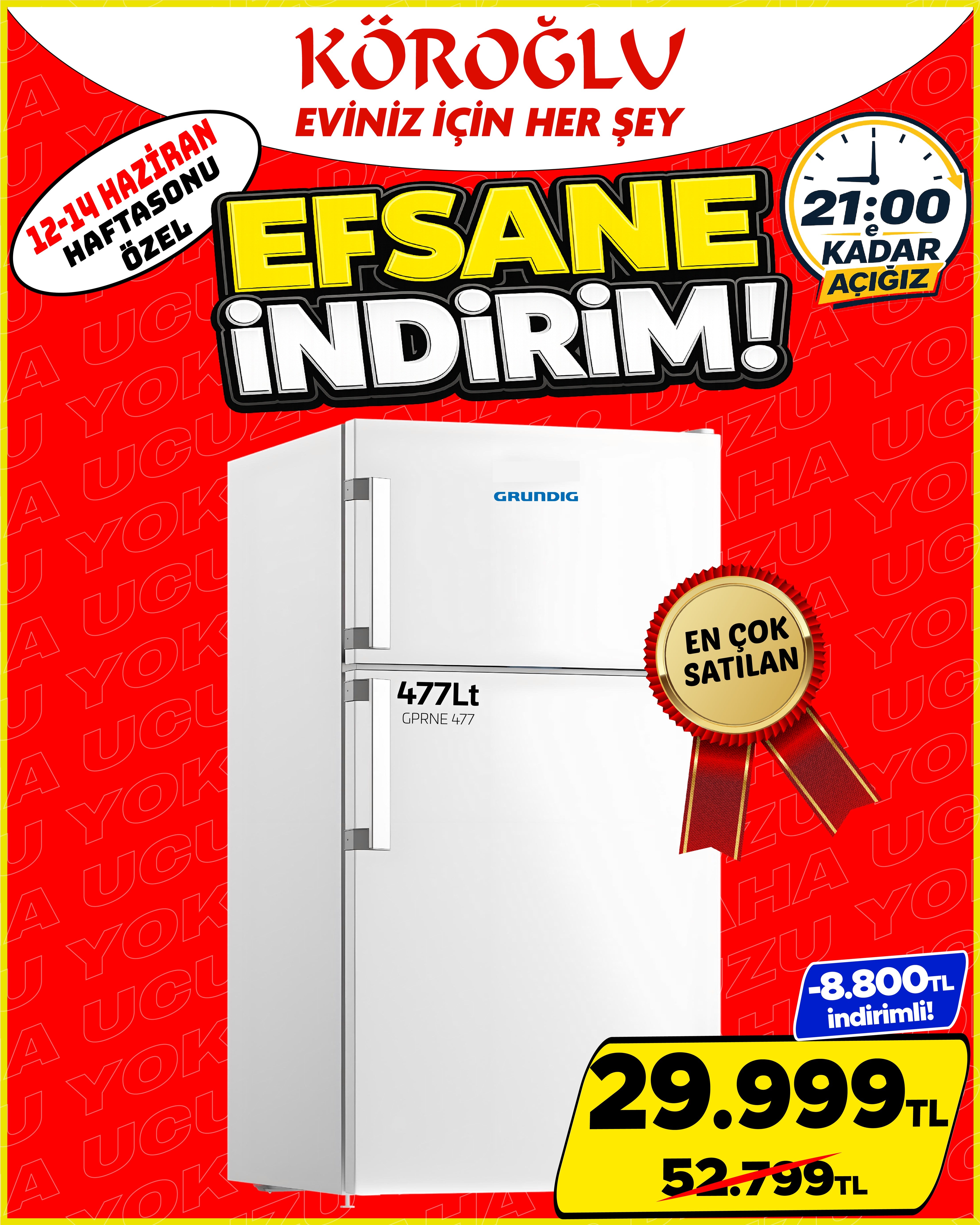 Grundig GPRNE 477 Buzdolabı Main image