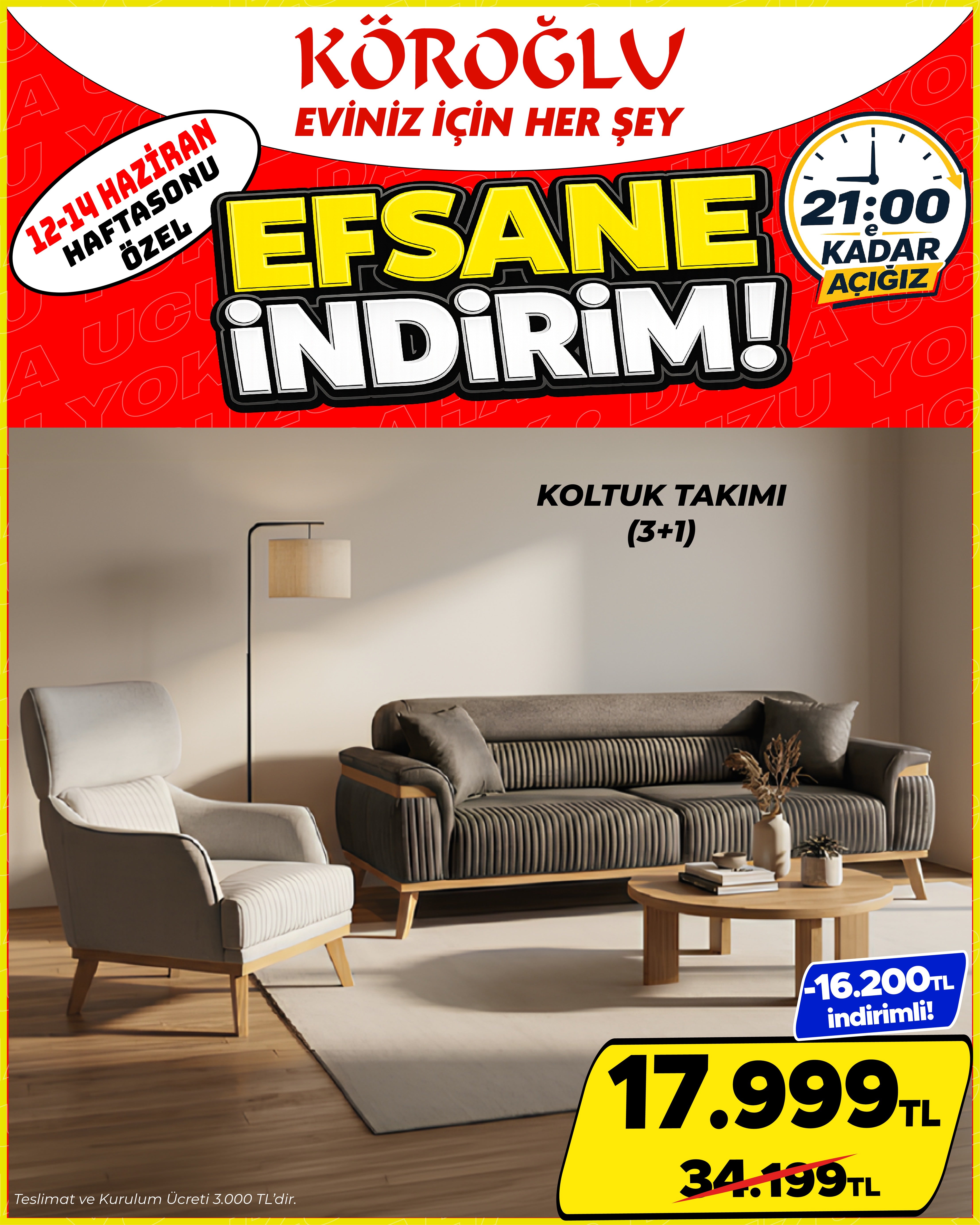 Koltuk Takımı 3+1 Main image