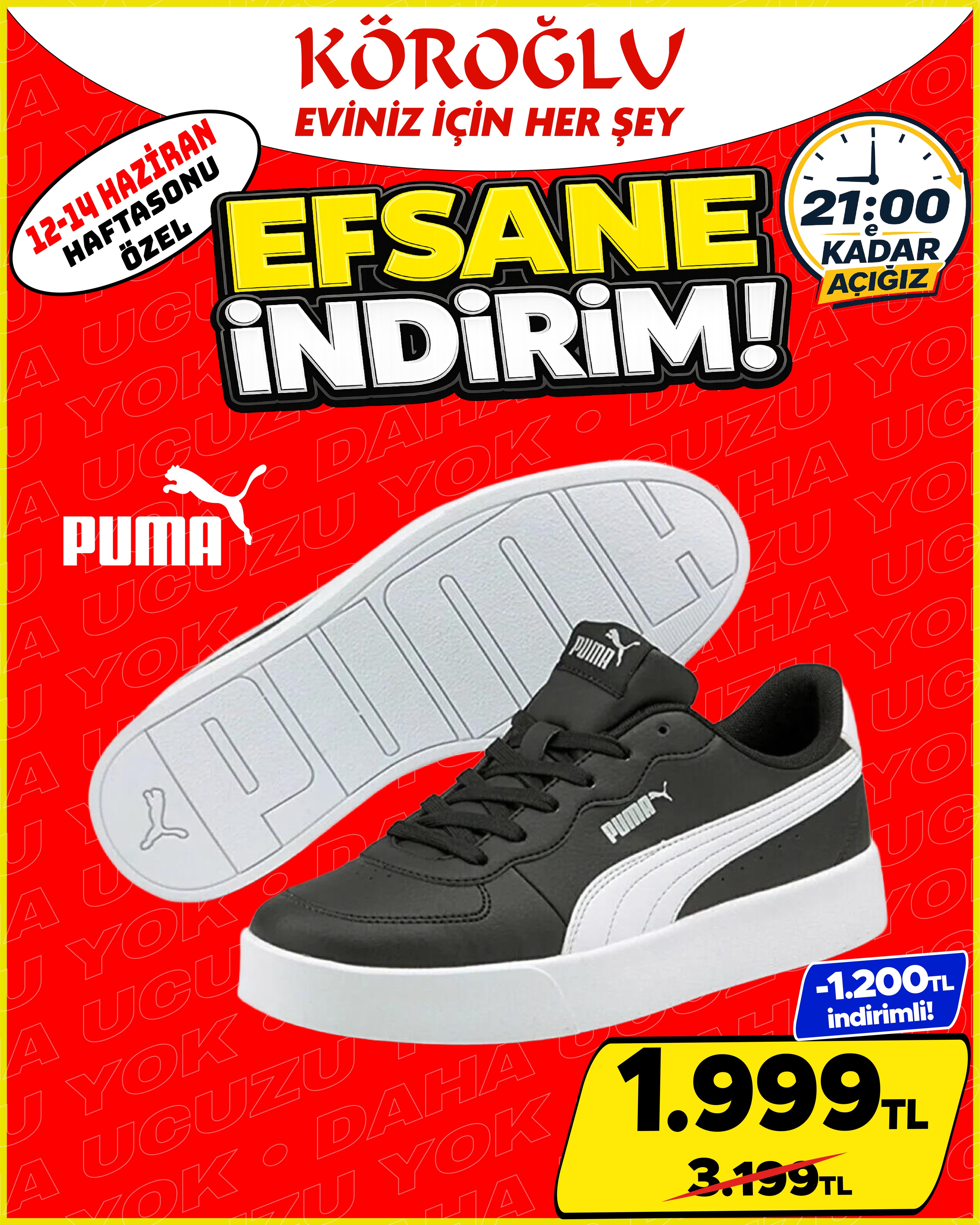 Puma Spor Ayakkabı Siyah