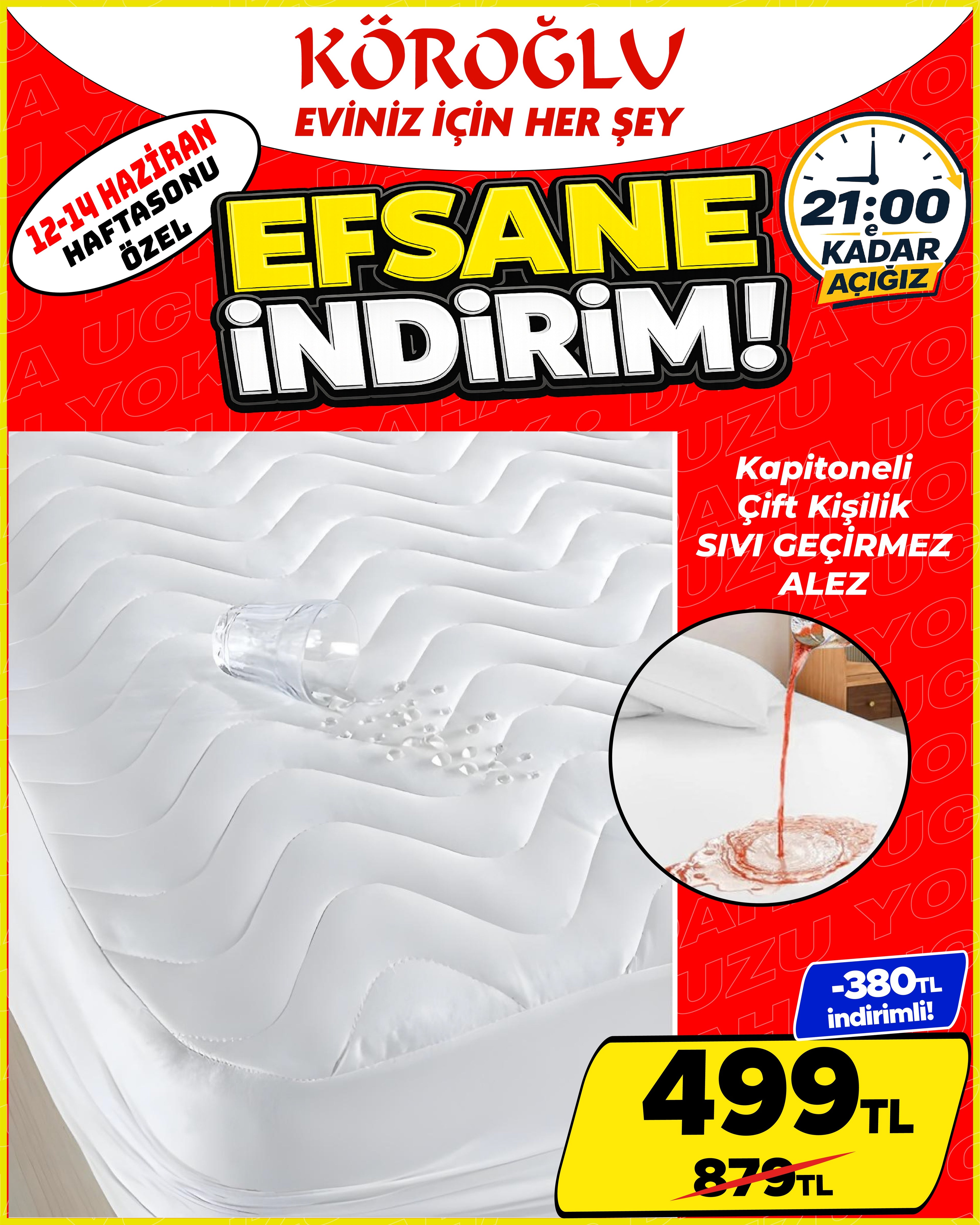 Sıvı Geçirmez Alez