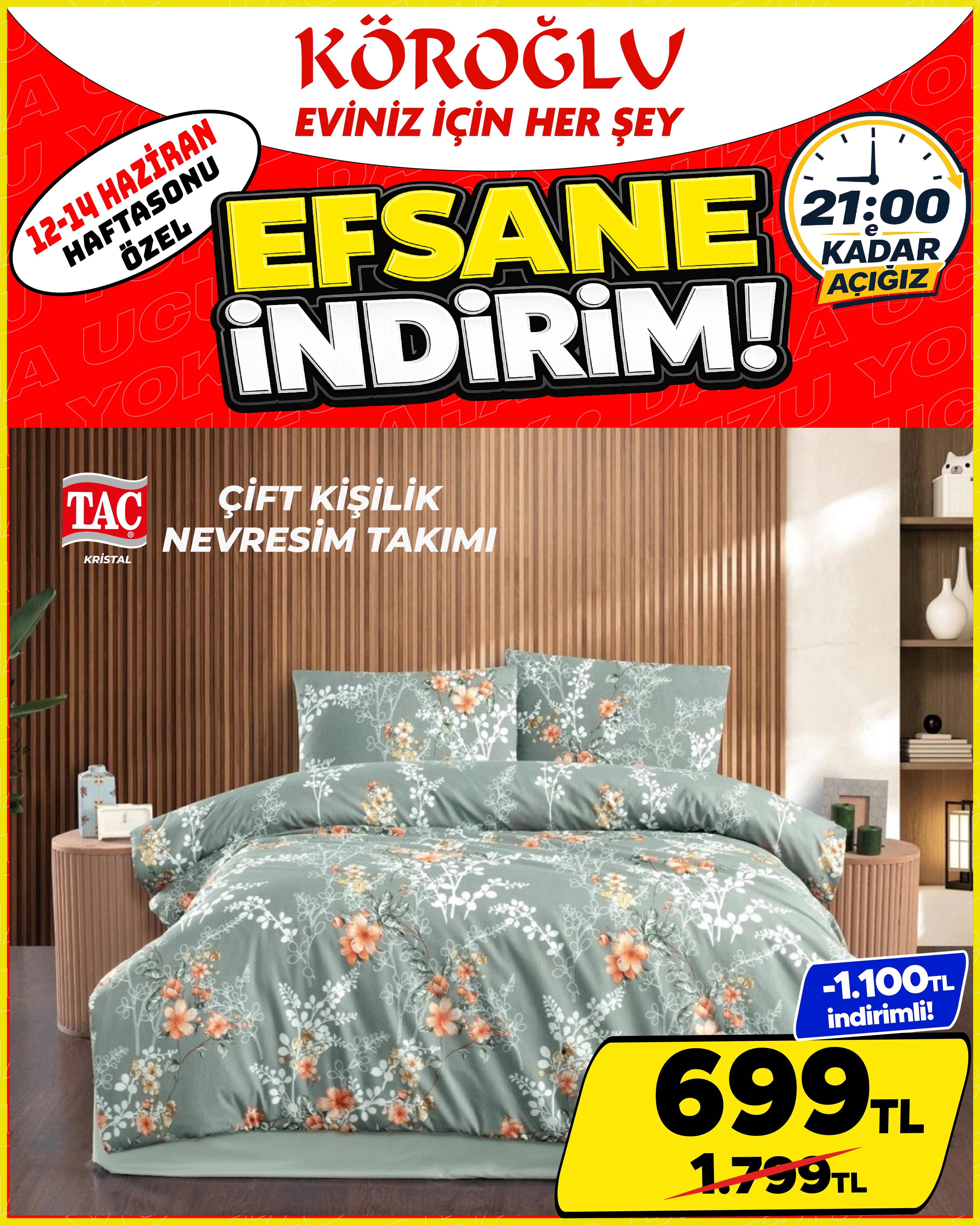 Taç Çift Kişilik Nevresim Takımı
