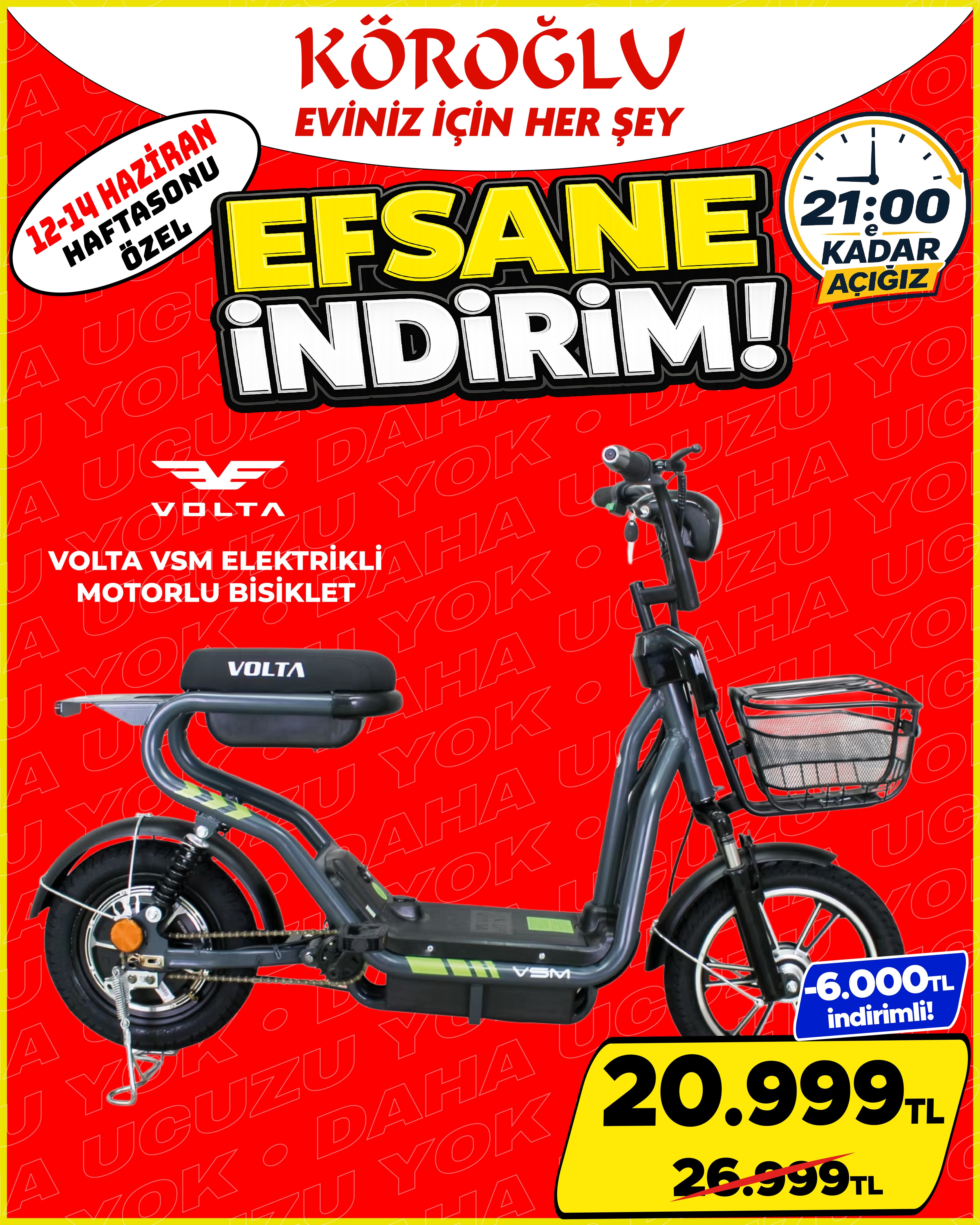 Volta VSM Elektrikli Motorlu Bisiklet Main image