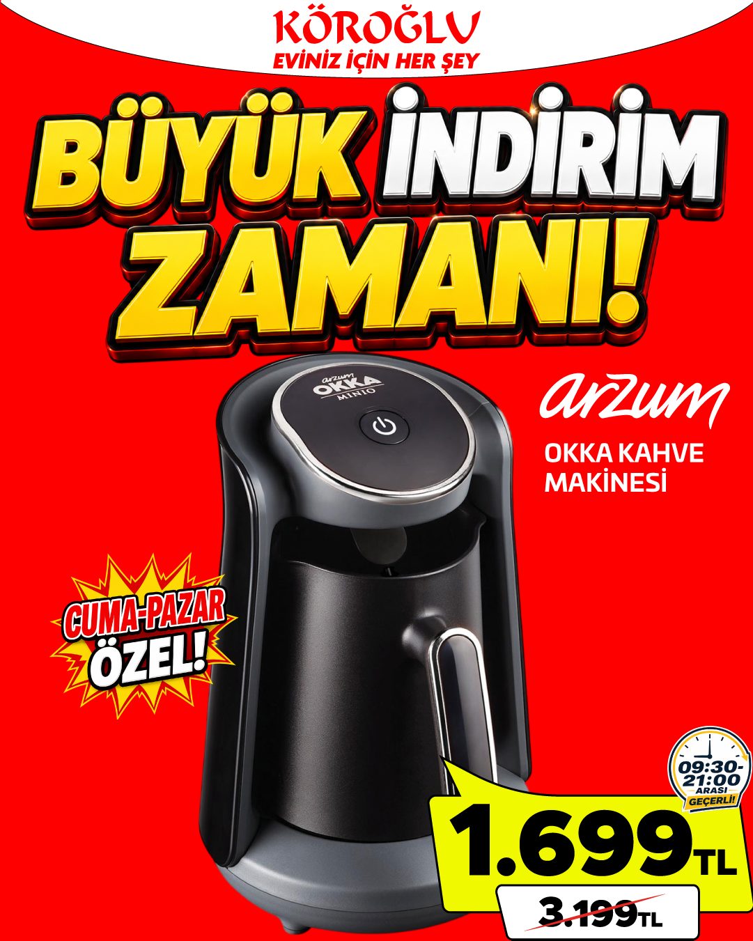 Arzum Okka Kahve Makinesi