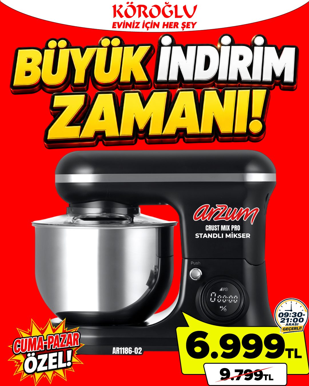 Arzum Stand Mikseri