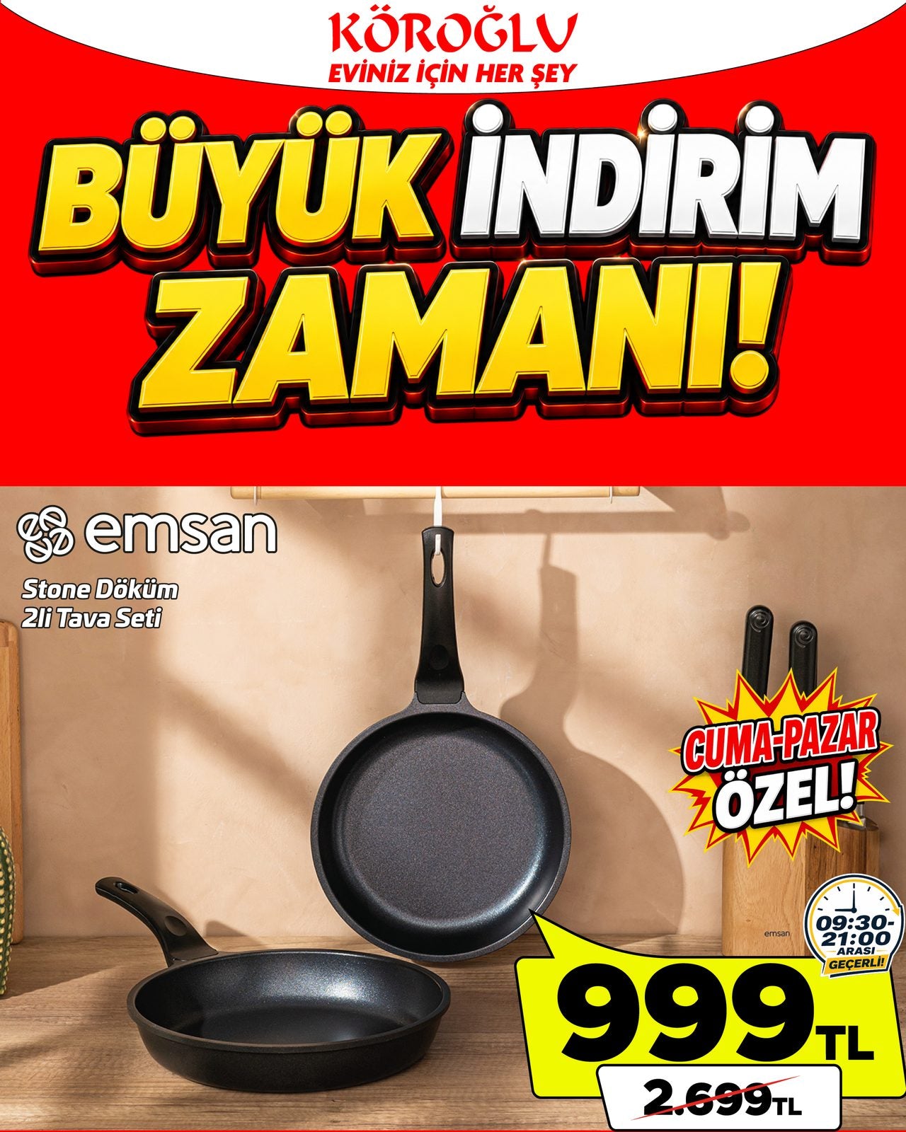 Emsan 2'li Tava Seti Main image