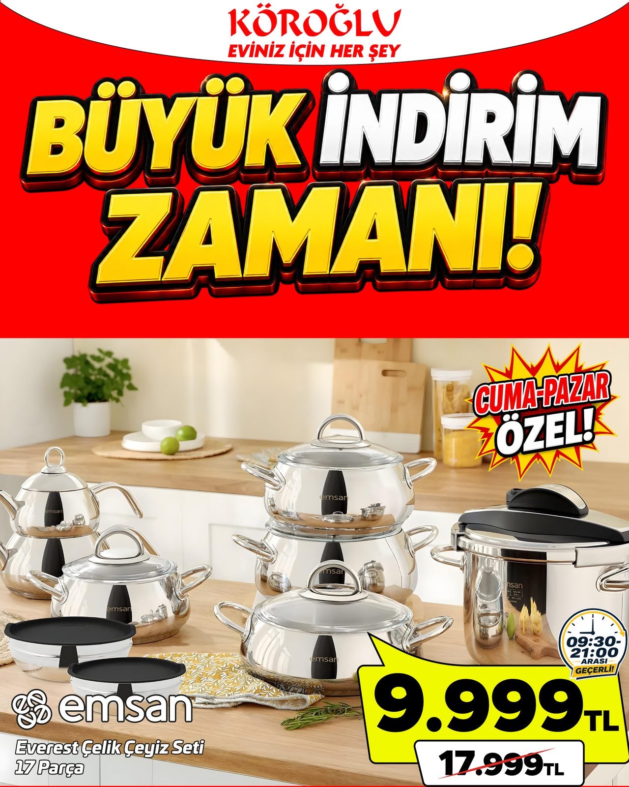 Emsan Çelik Çeyiz Seti