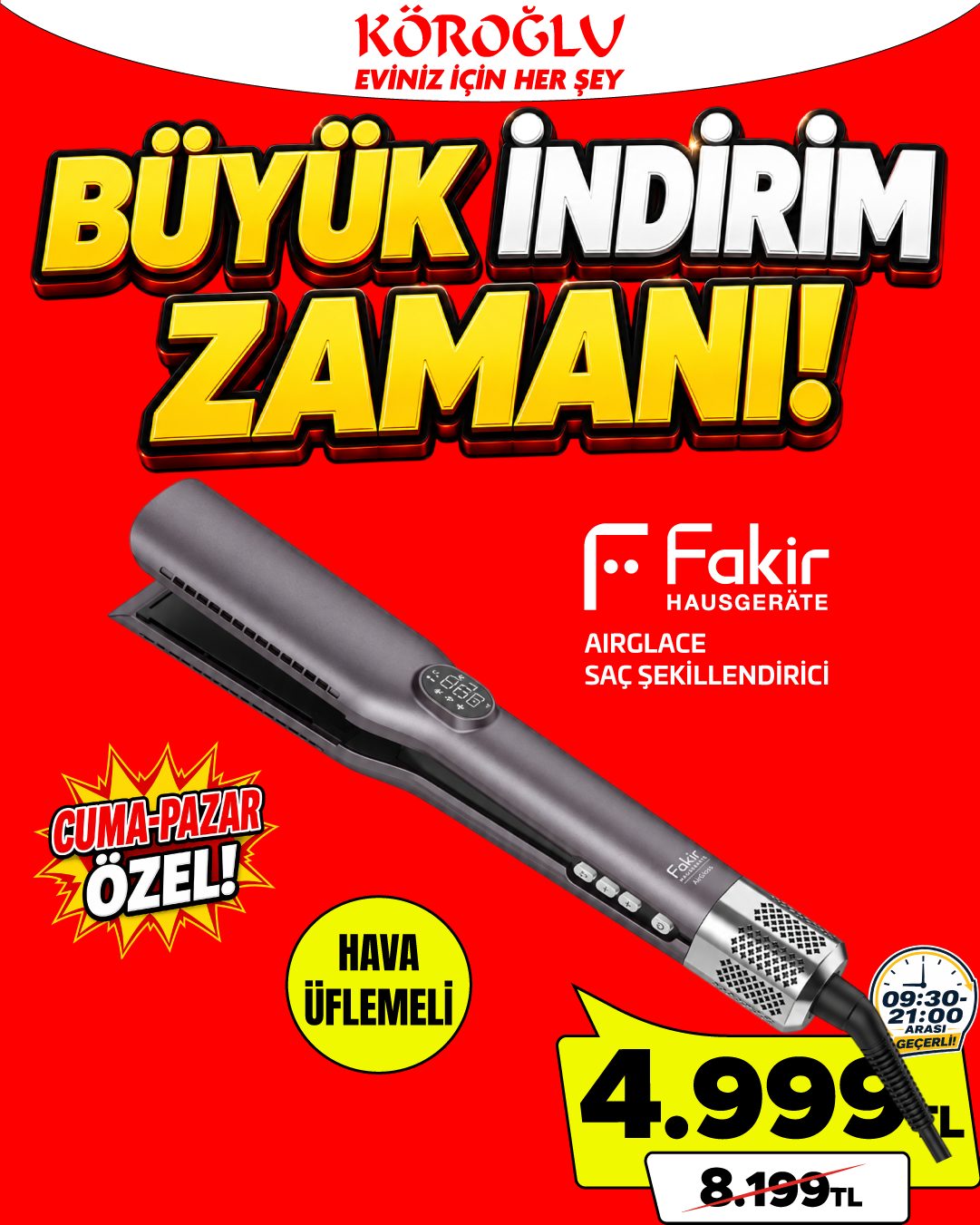 Fakir Saç Şekillendirici
