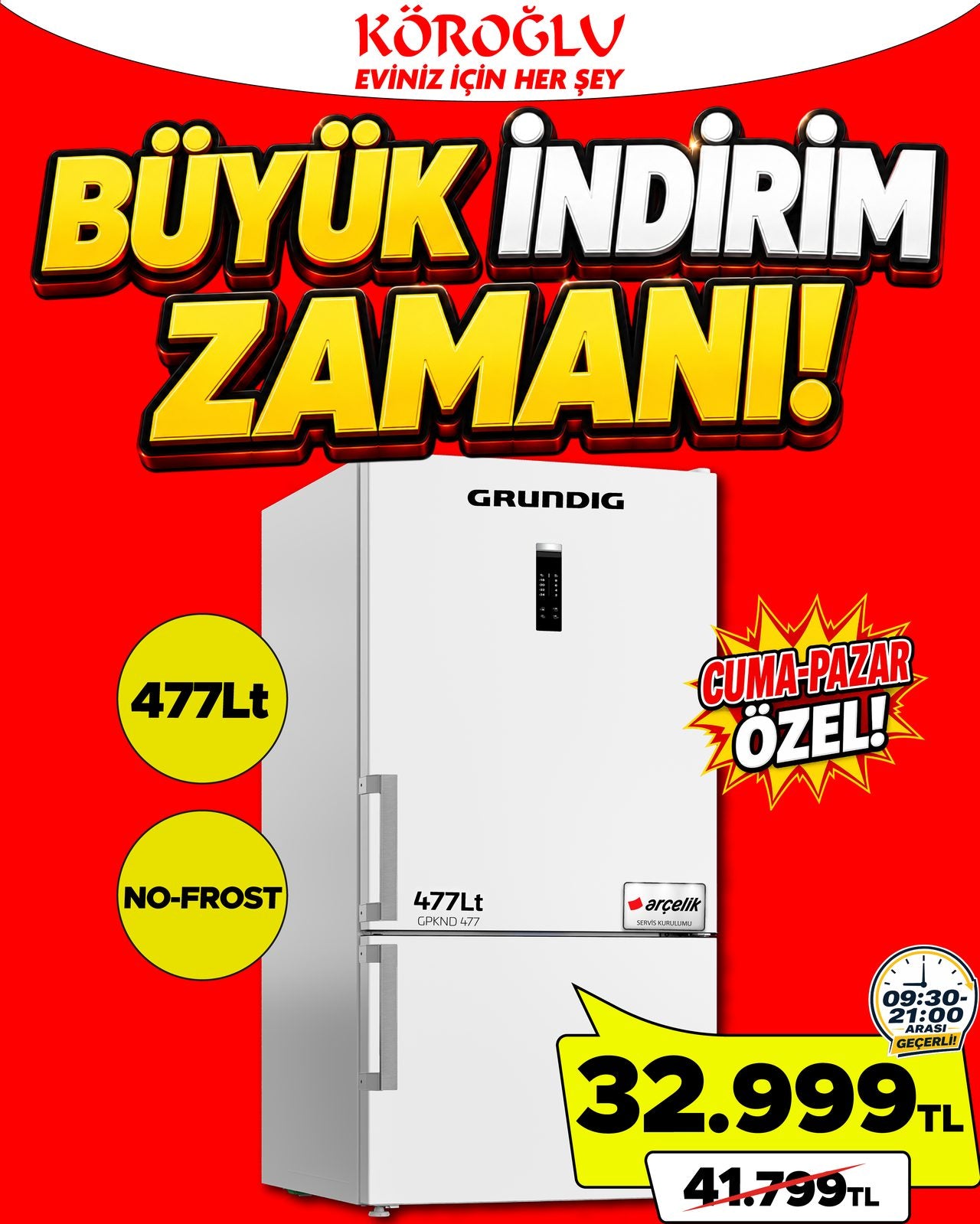 Grundig Buzdolabı