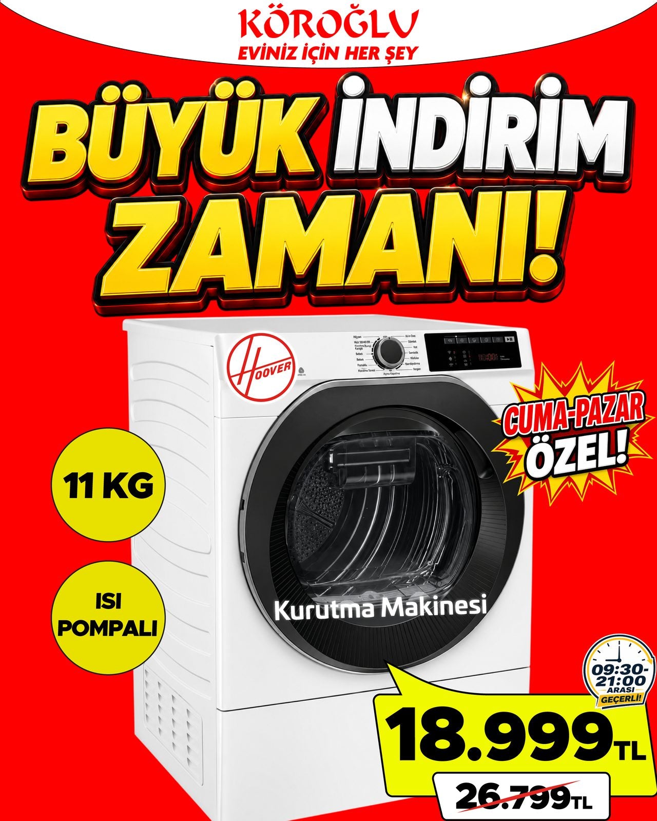 Hoover Kurutma Makinesi