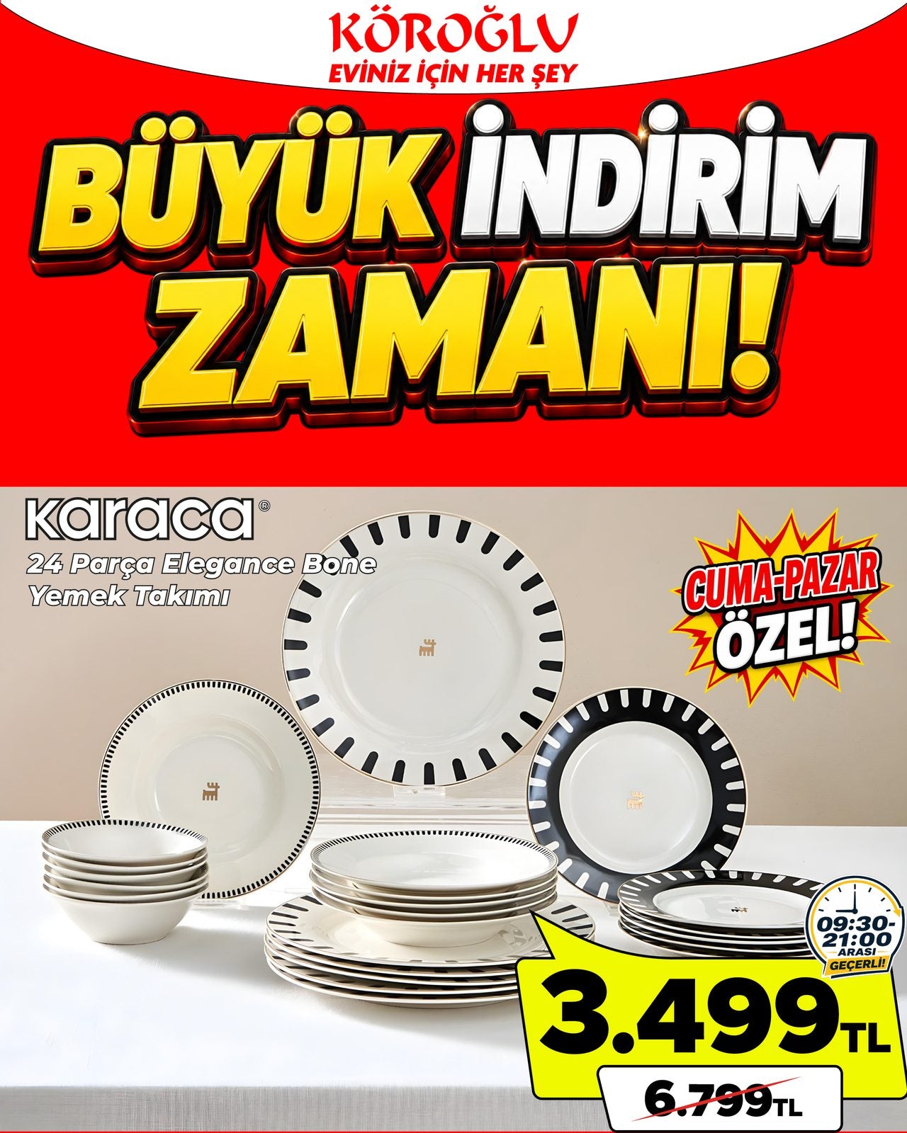Karaca 24 Parça Yemek Takımı Main image