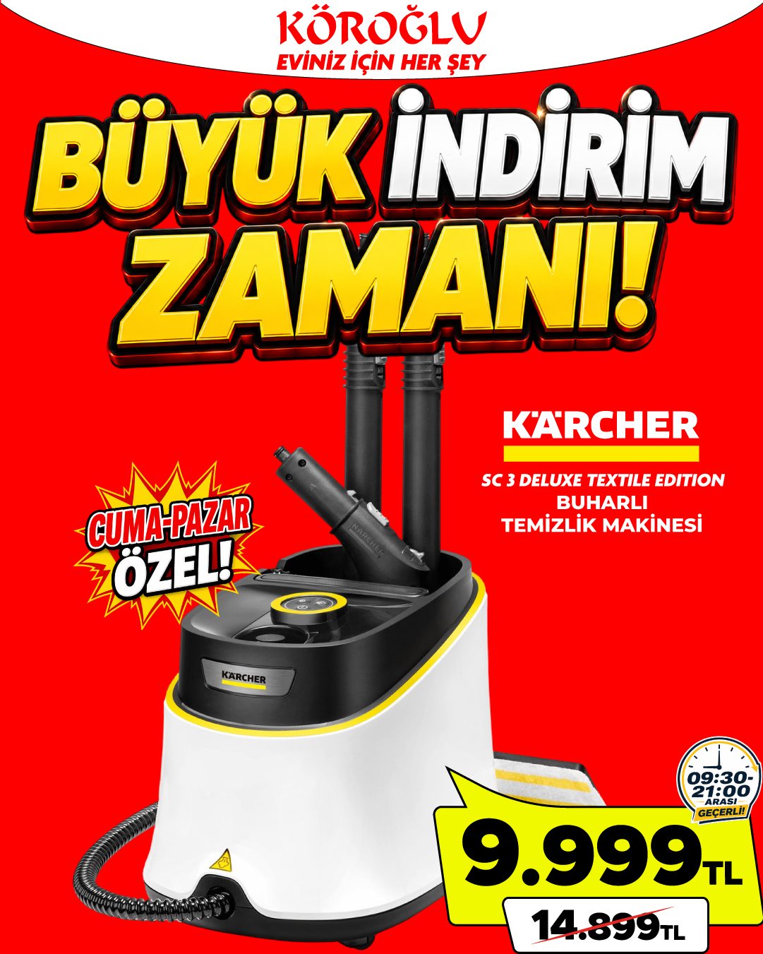 Karcher Buharlı Temizlik Makinesi Main image