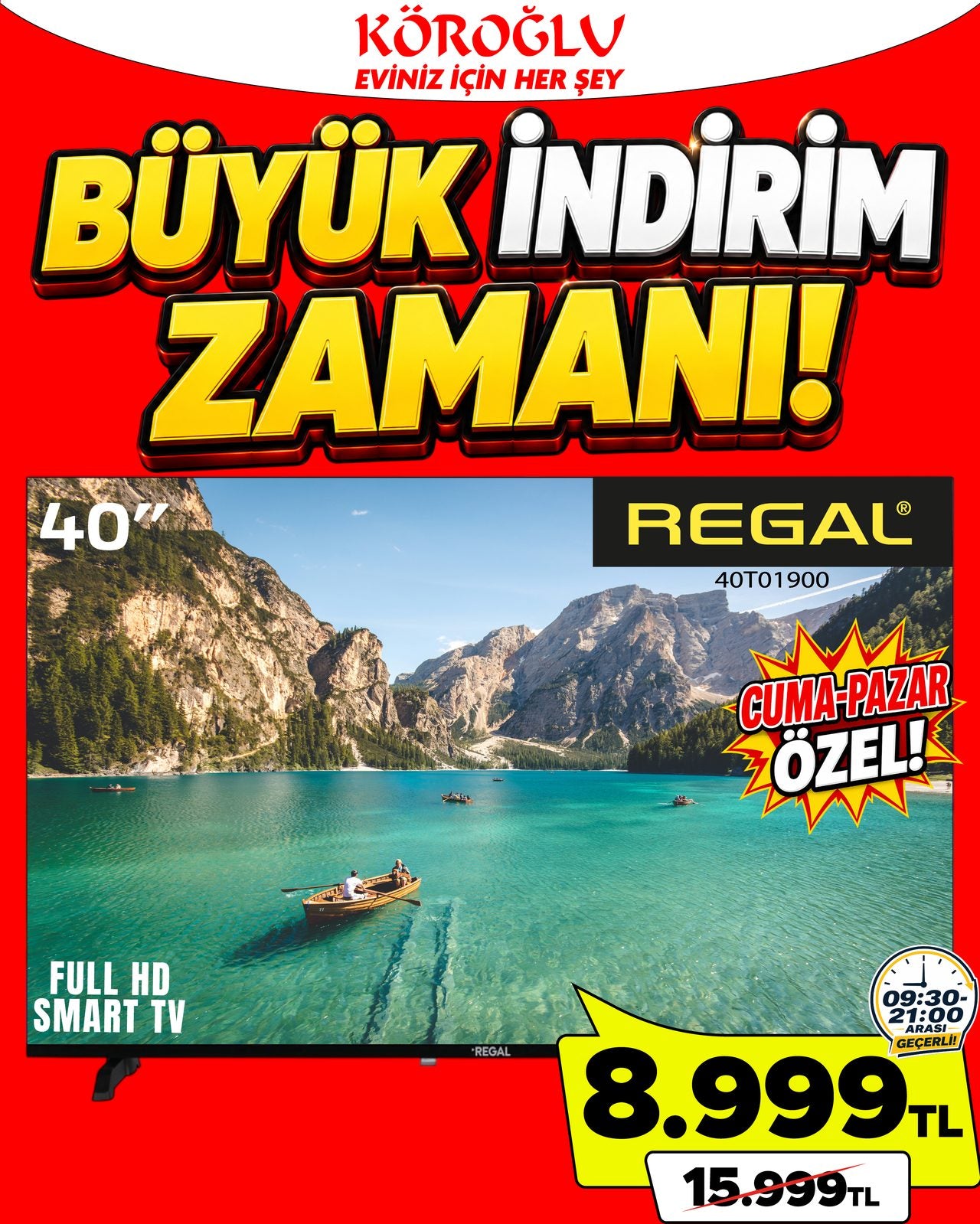 Regal 40 İnç Smart TV Main image