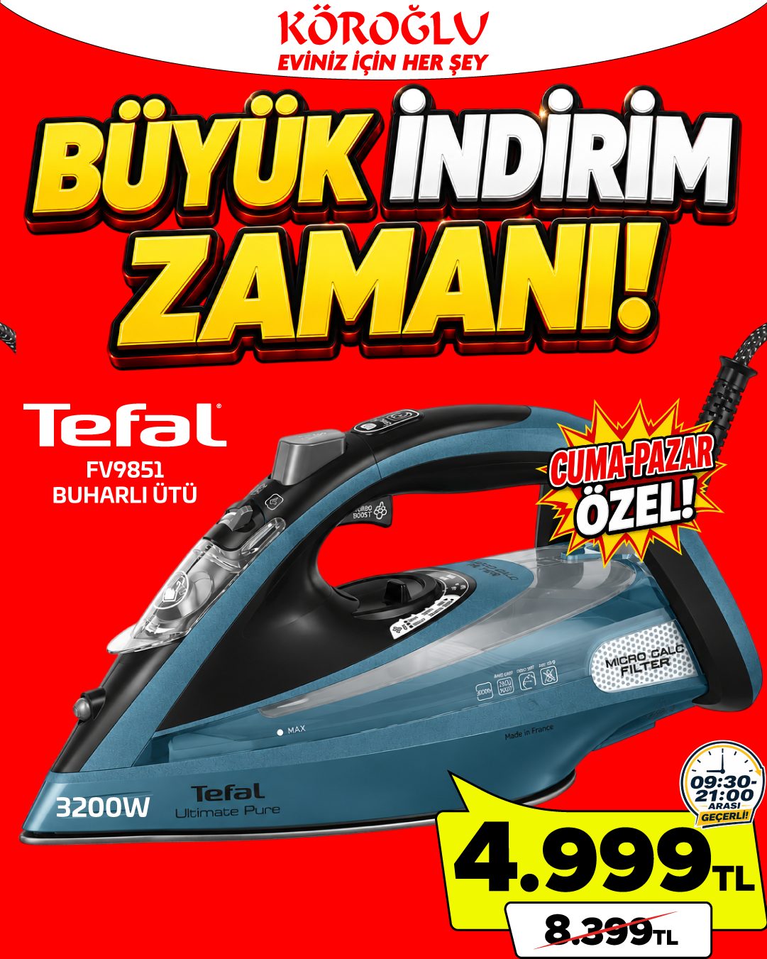 Tefal Buharlı Ütü Main image