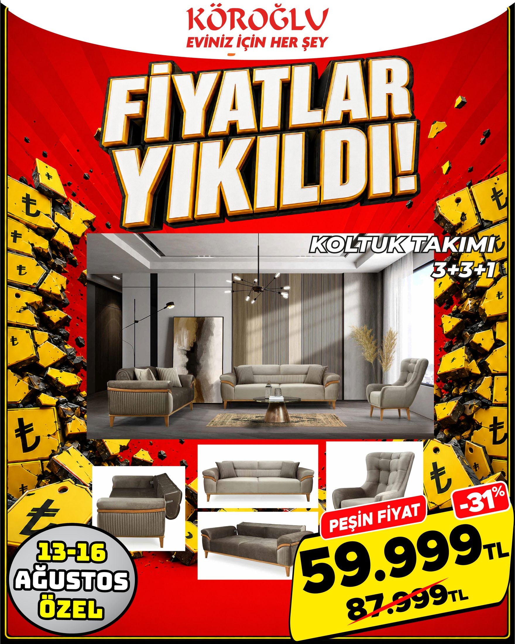 Bohem Koltuk Takımı