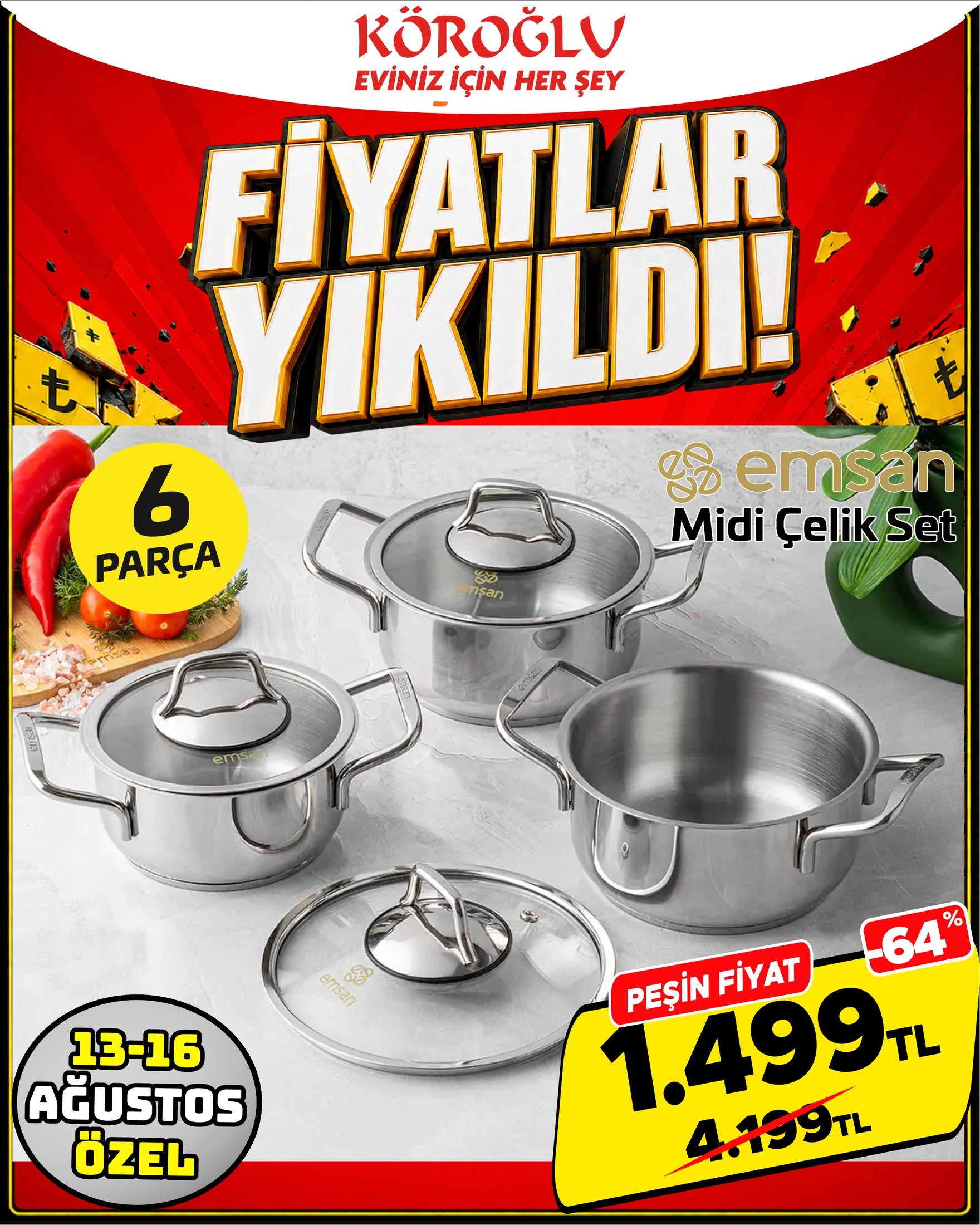 English Home 24 Parça Yemek Takımı