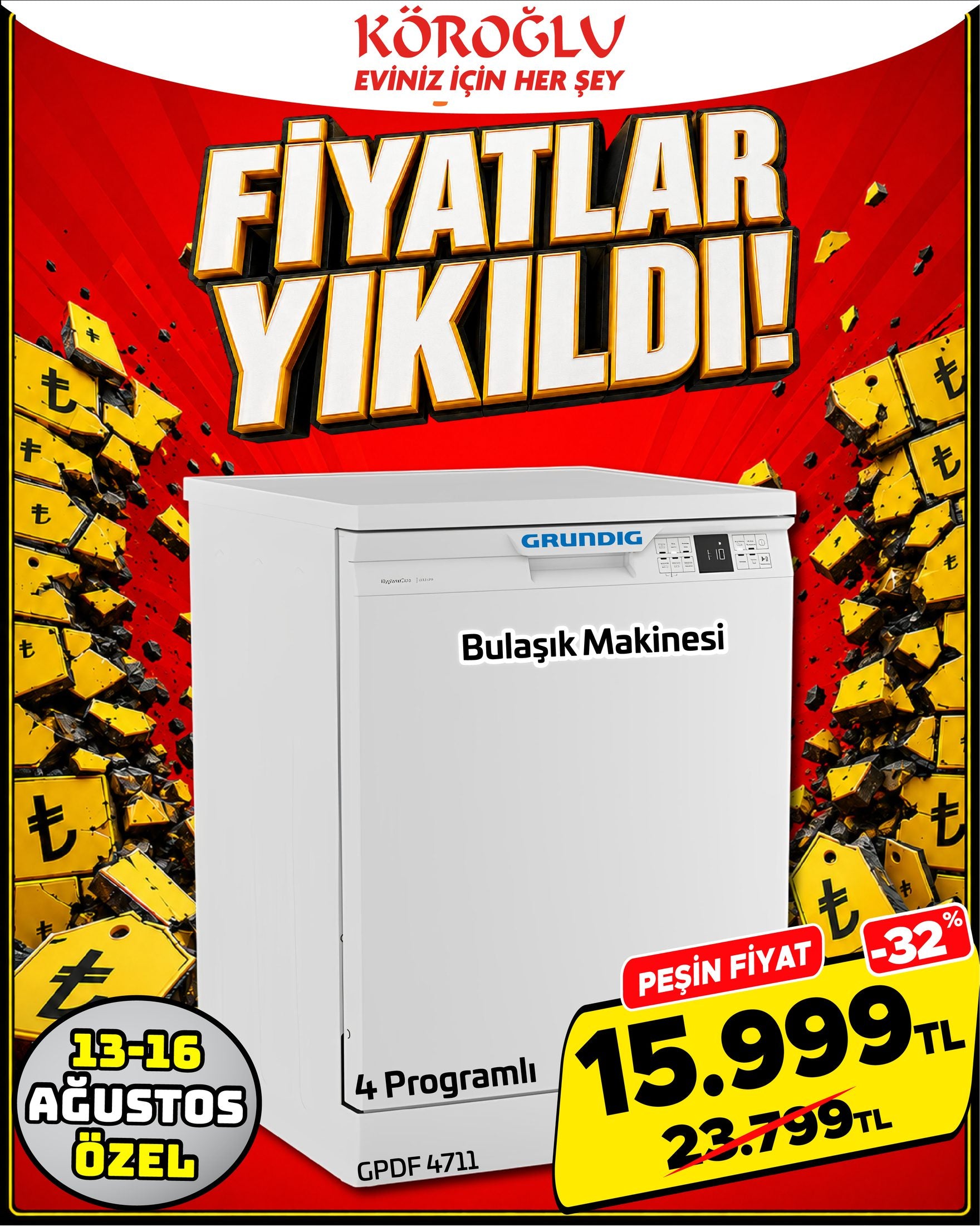 Grundig 50 İnç Google TV