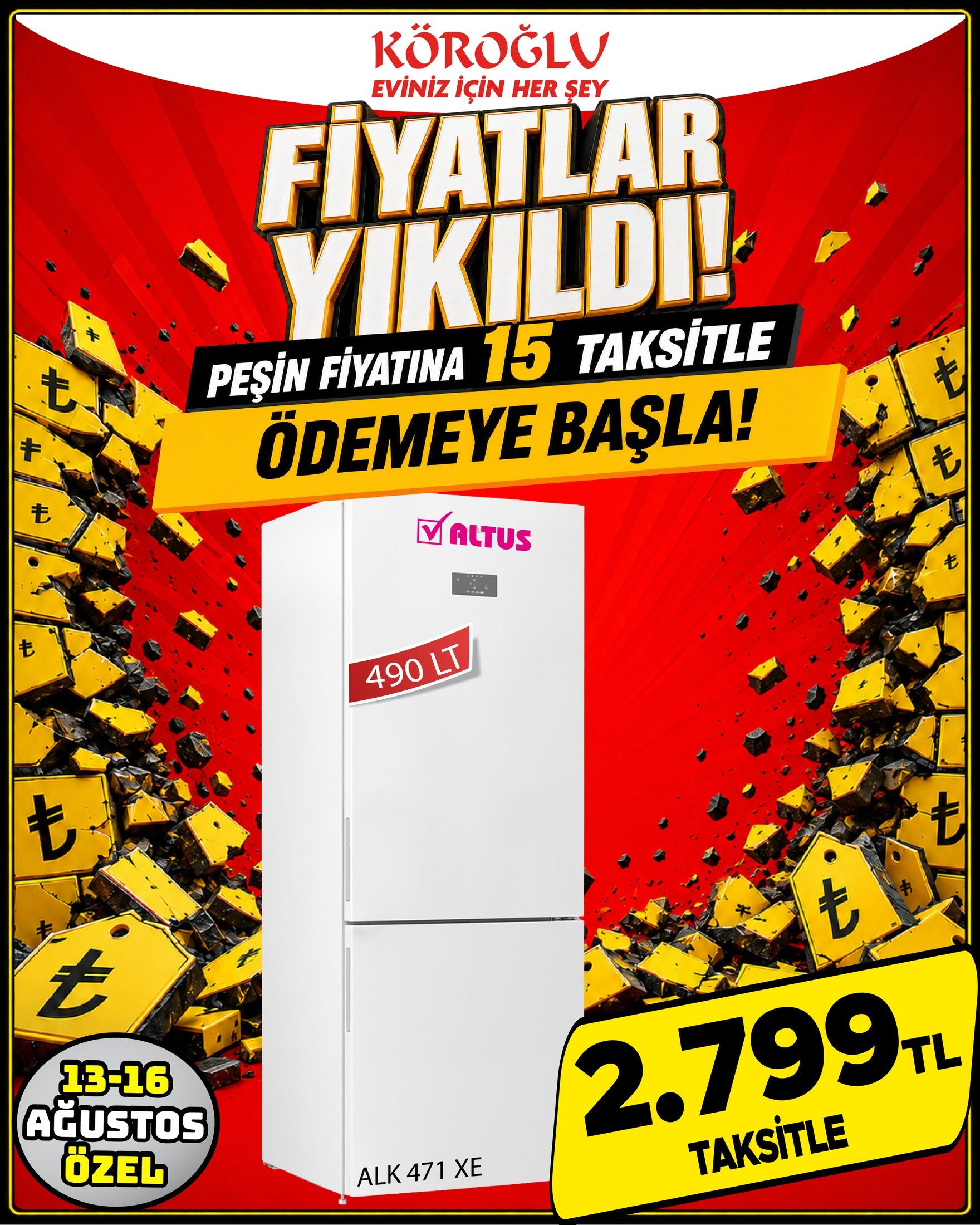 Altus 490 Lt Buzdolabı Main image