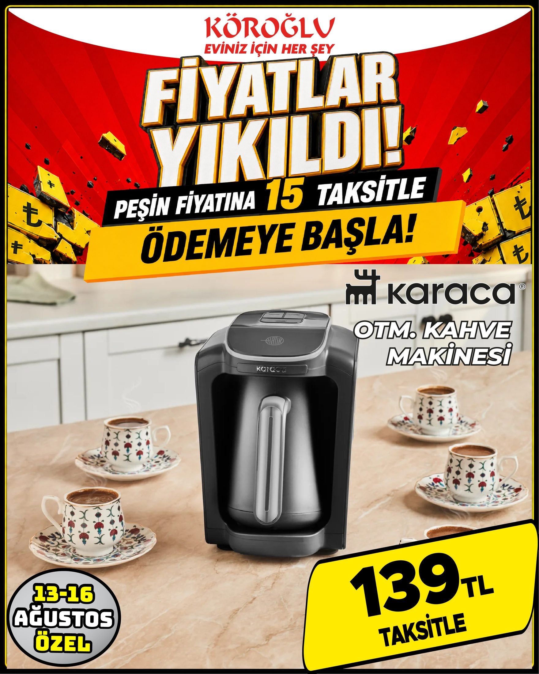 Karaca Otomatik Kahve Makinesi