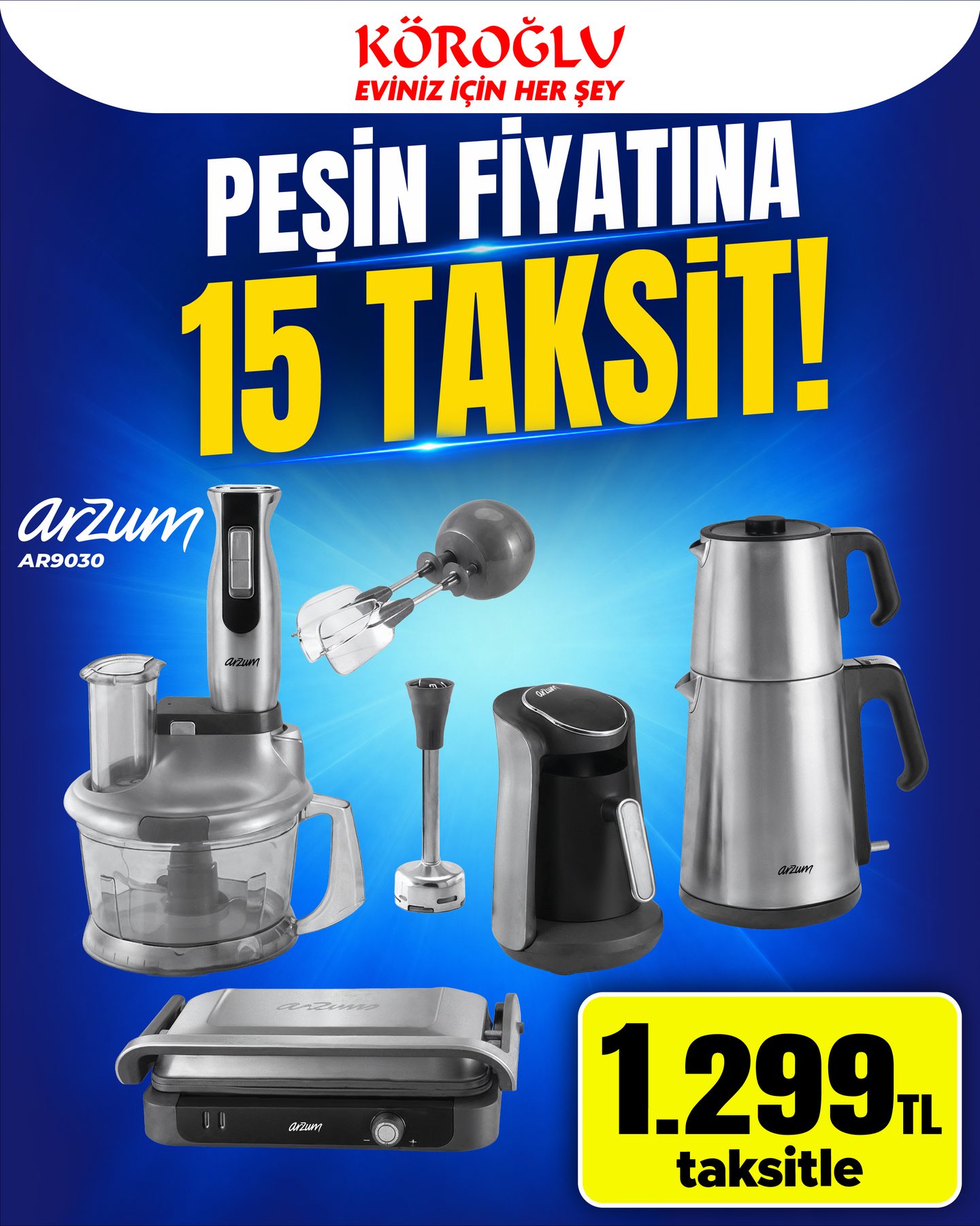 Arzum El Blender Seti AR1092