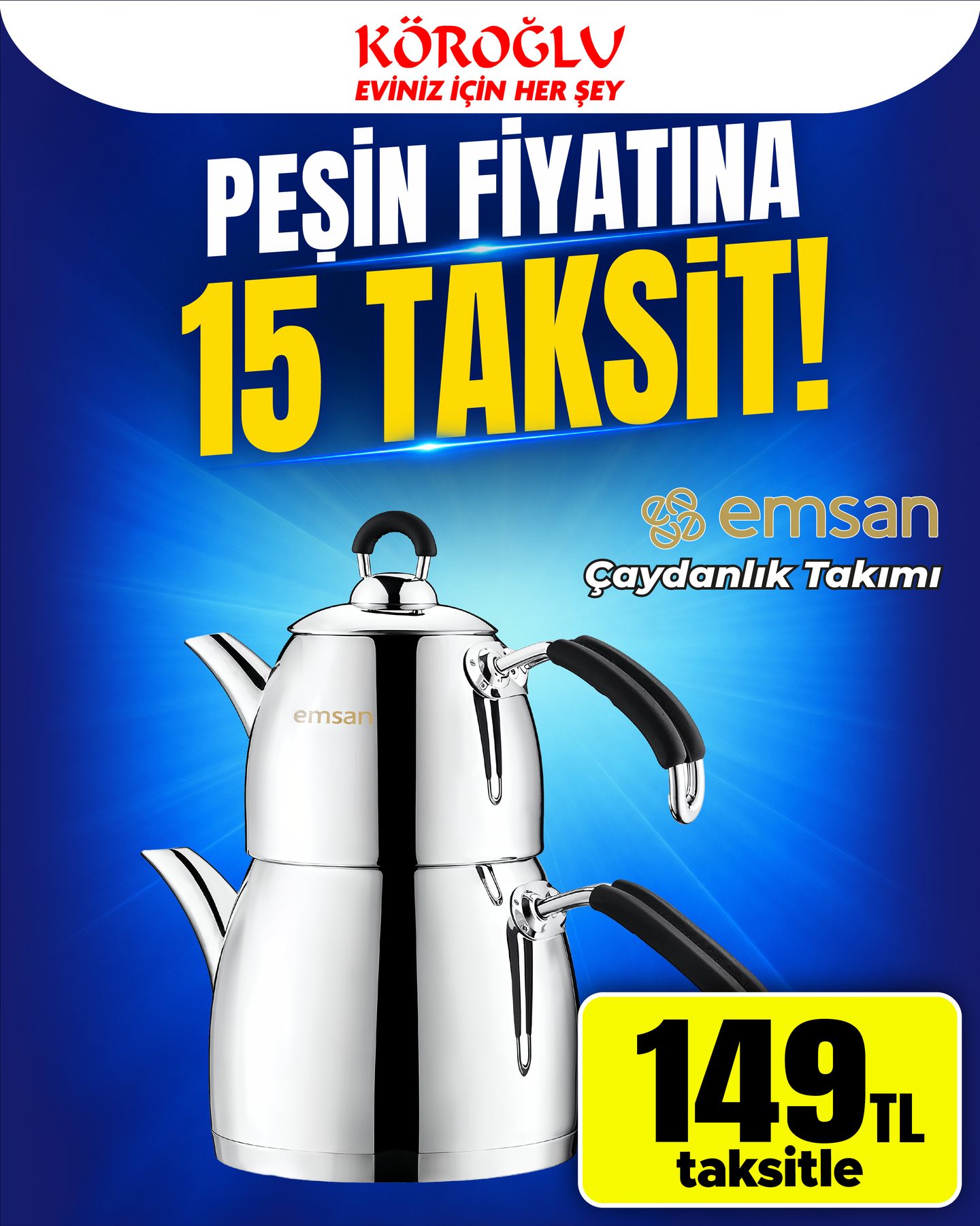 Emsan Çaydanlık Takımı