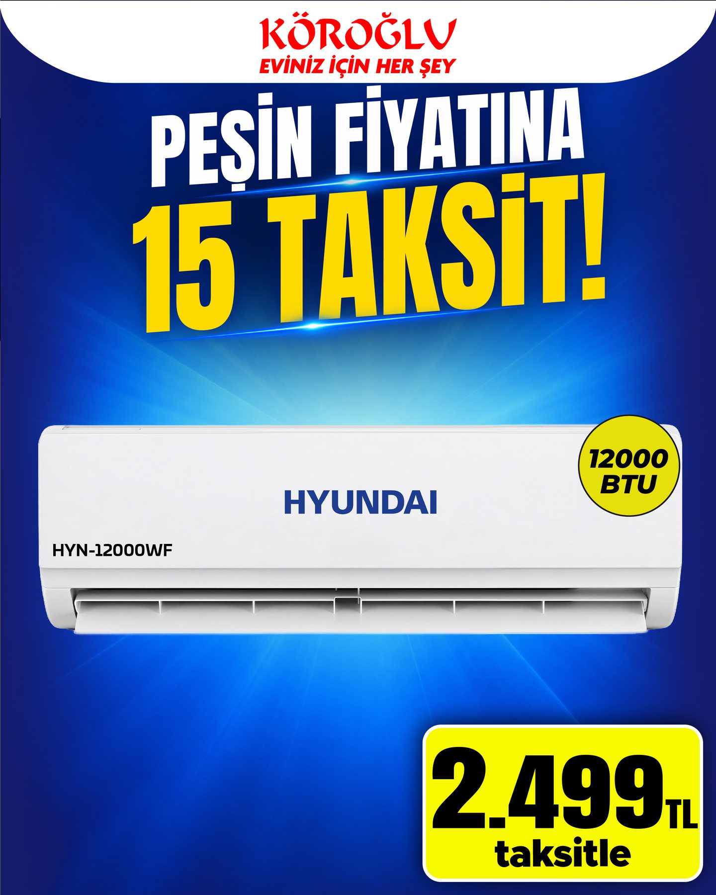 Hyundai 12000 BTU Klima