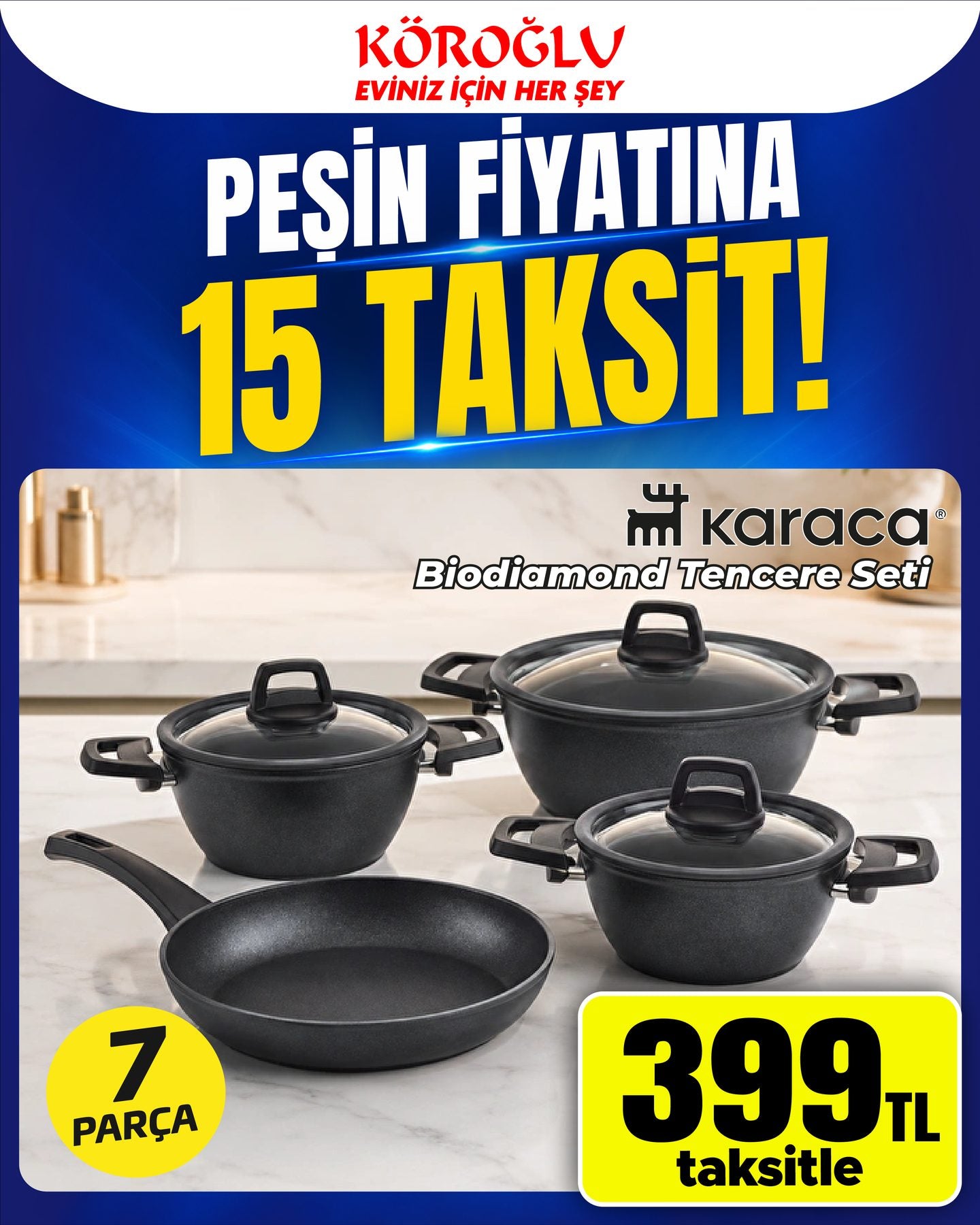 Karaca BioDiamond Tencere Seti 7 Parça Main image