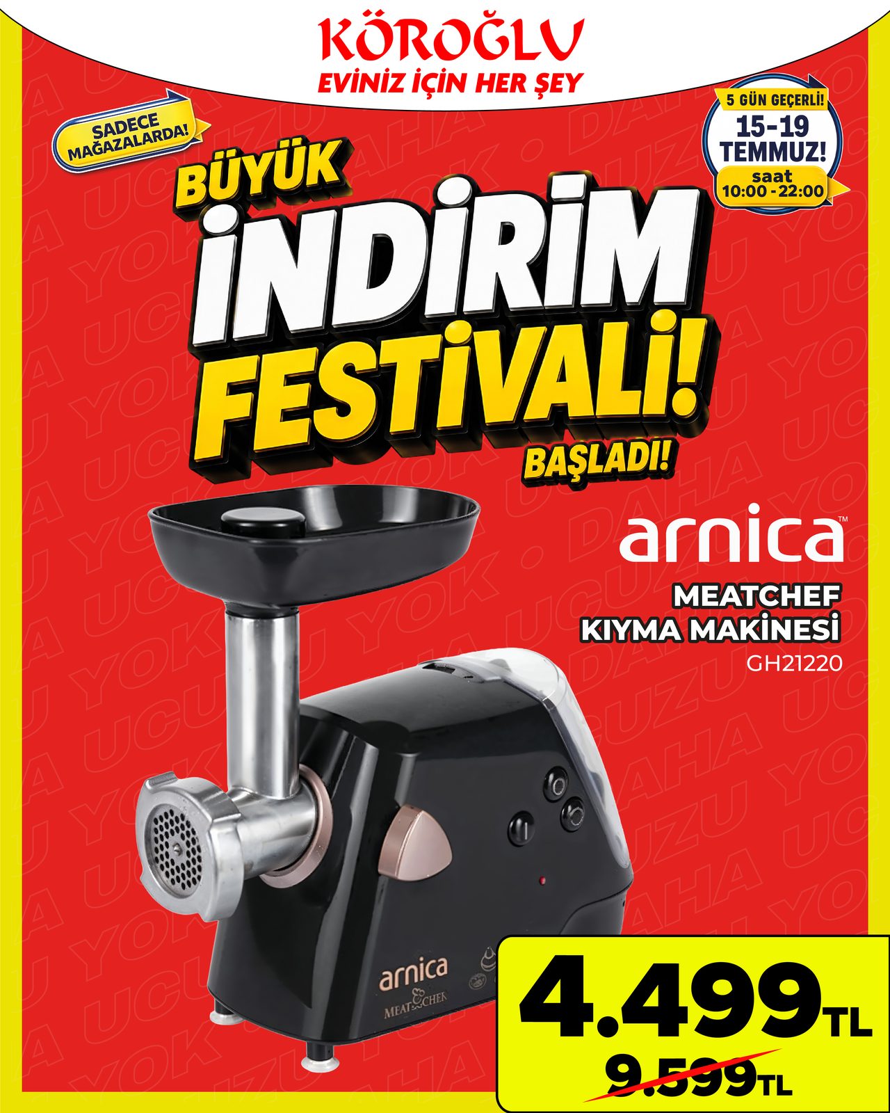 Arnica Meatchef Kıyma Makinesi Main image