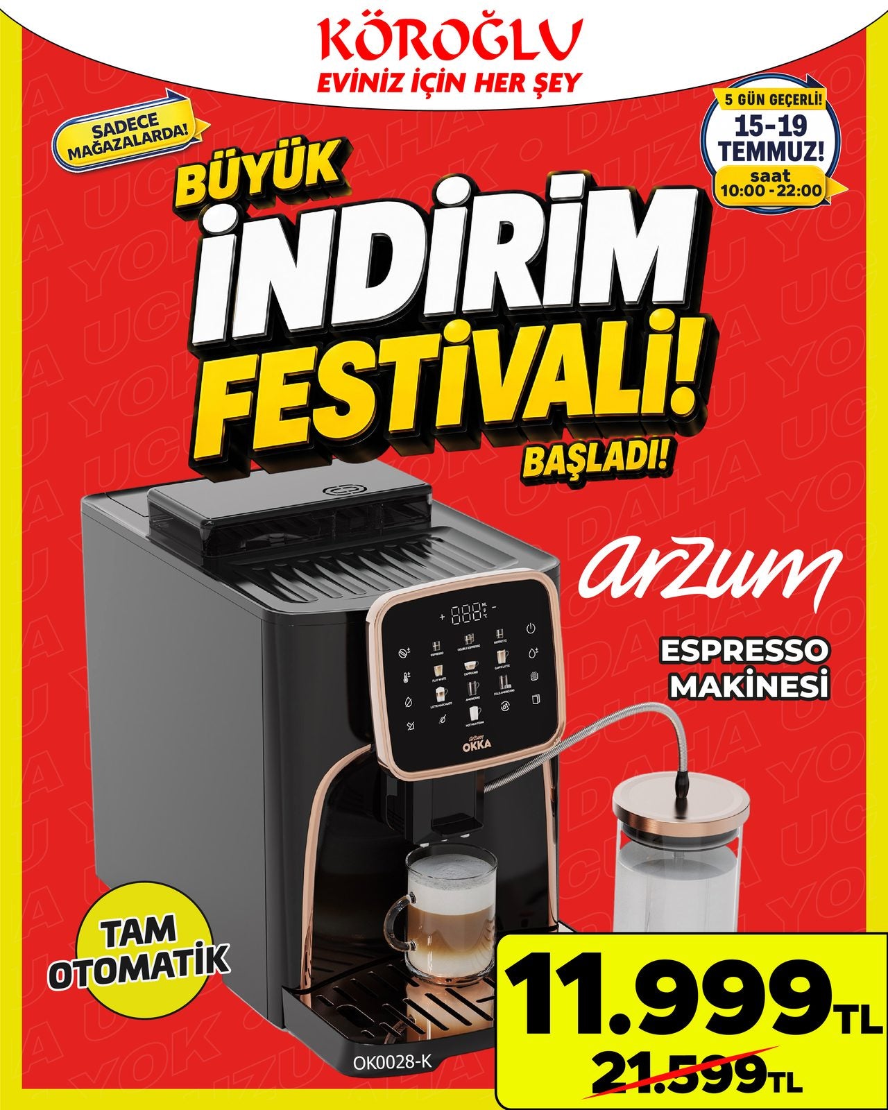 Arzum Espresso Makinesi