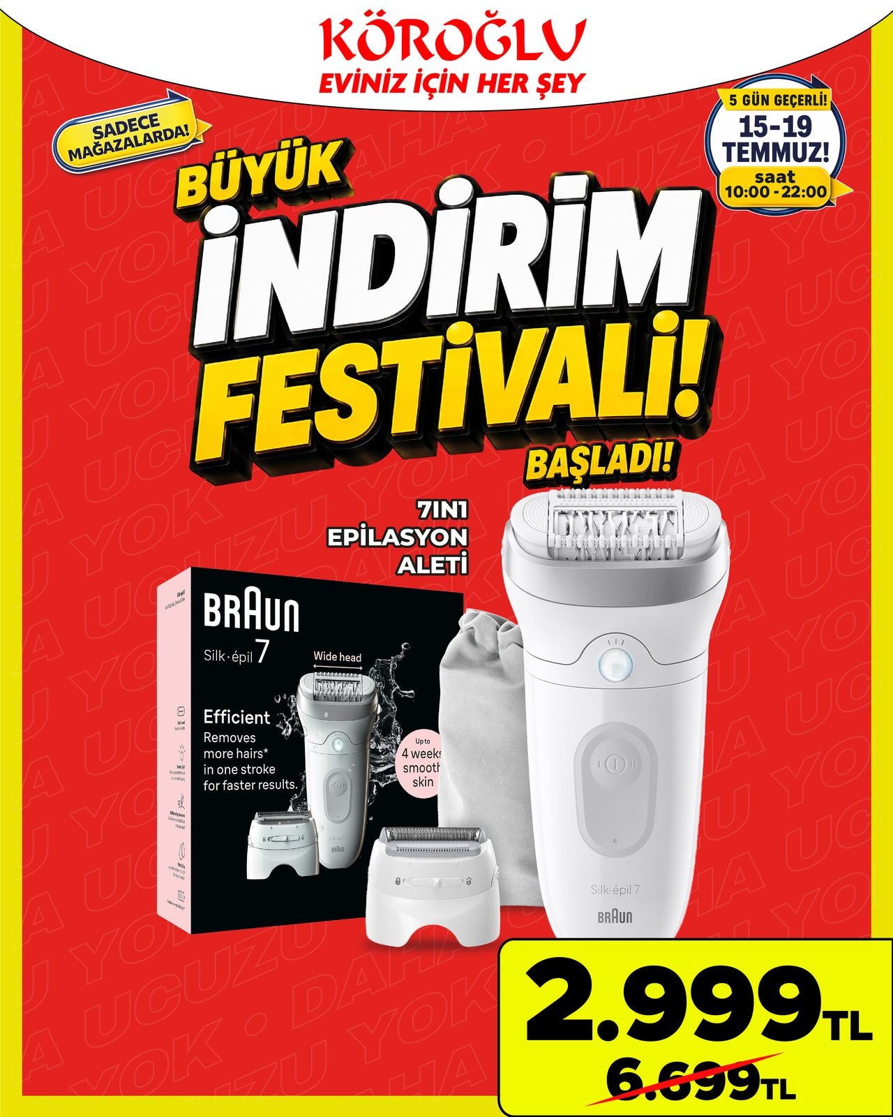 Braun 7in1 Epilasyon Aleti