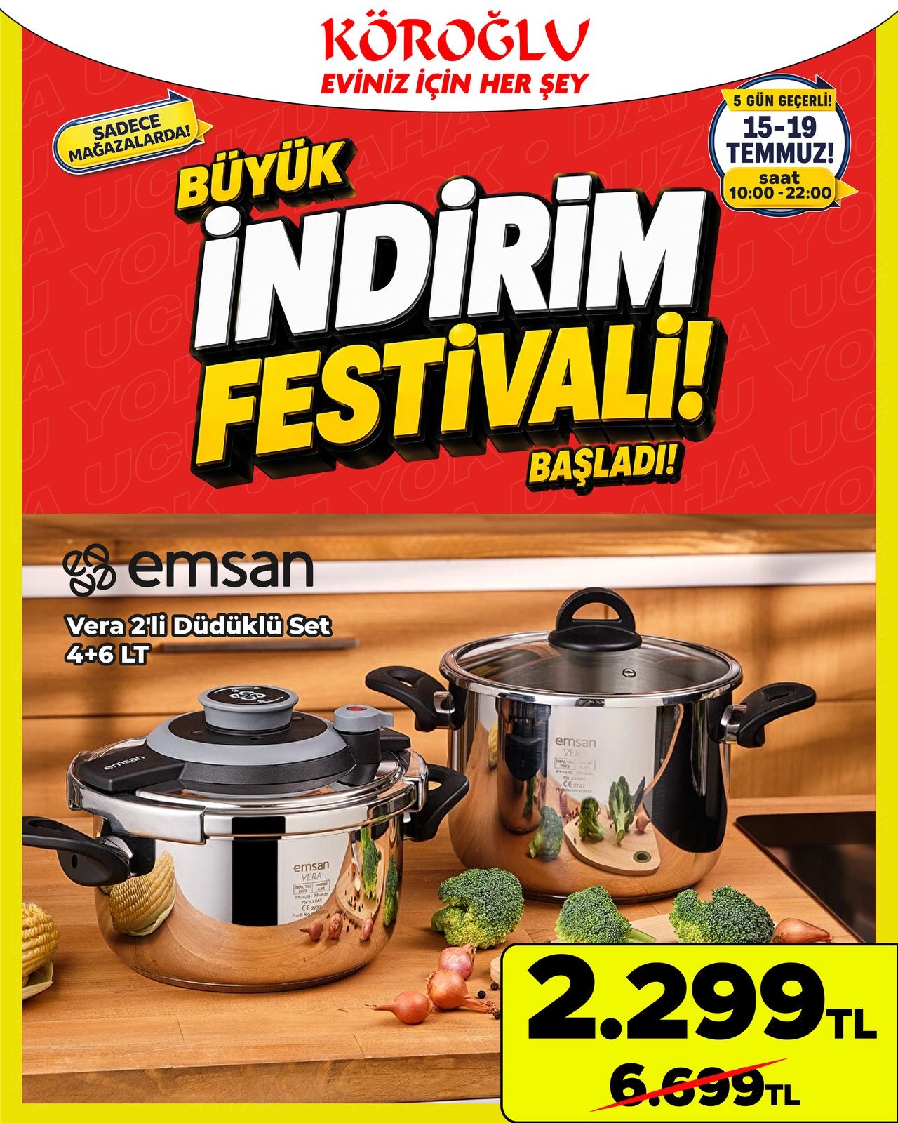 Emsan Vera 2'li Düdüklü Set Main image